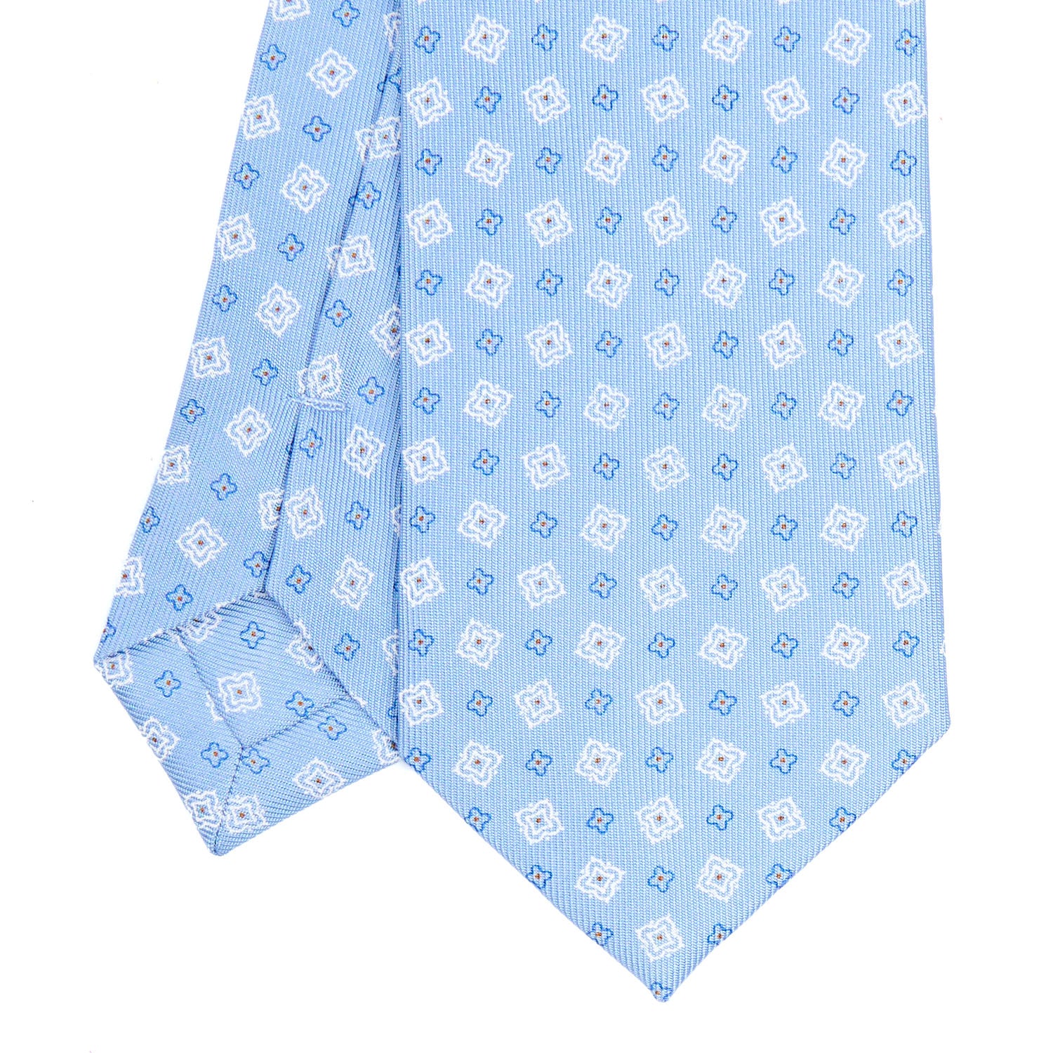 LIGHT BLUE SARTORIAL 7 CM SILK TIE