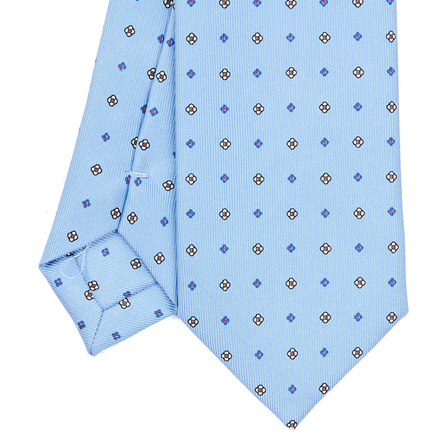 LIGHT BLUE SARTORIAL 7 CM SILK TIE