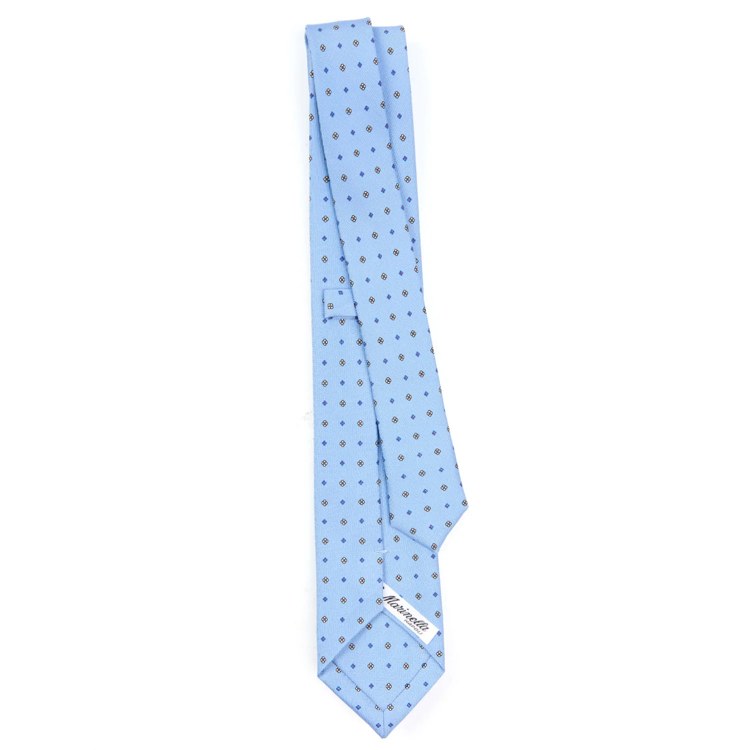 LIGHT BLUE SARTORIAL 7 CM SILK TIE - Image 3