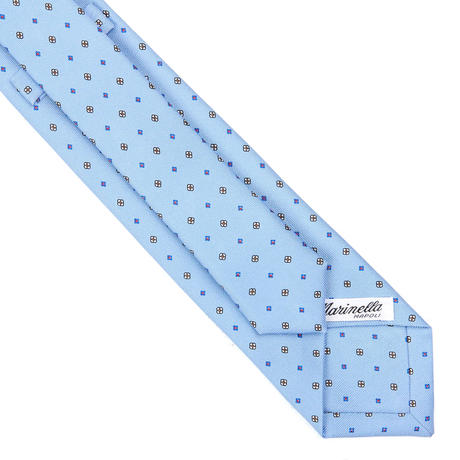 LIGHT BLUE SARTORIAL 7 CM SILK TIE - Image 4