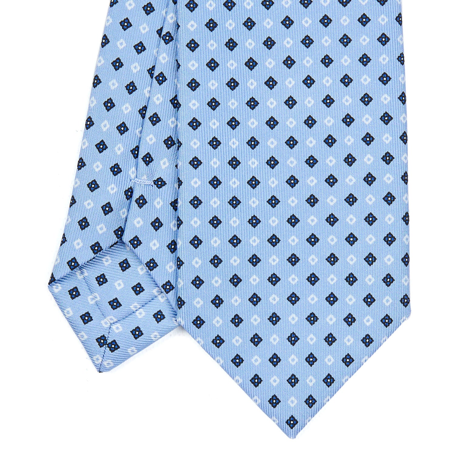 LIGHT BLUE SARTORIAL 7 CM SILK TIE