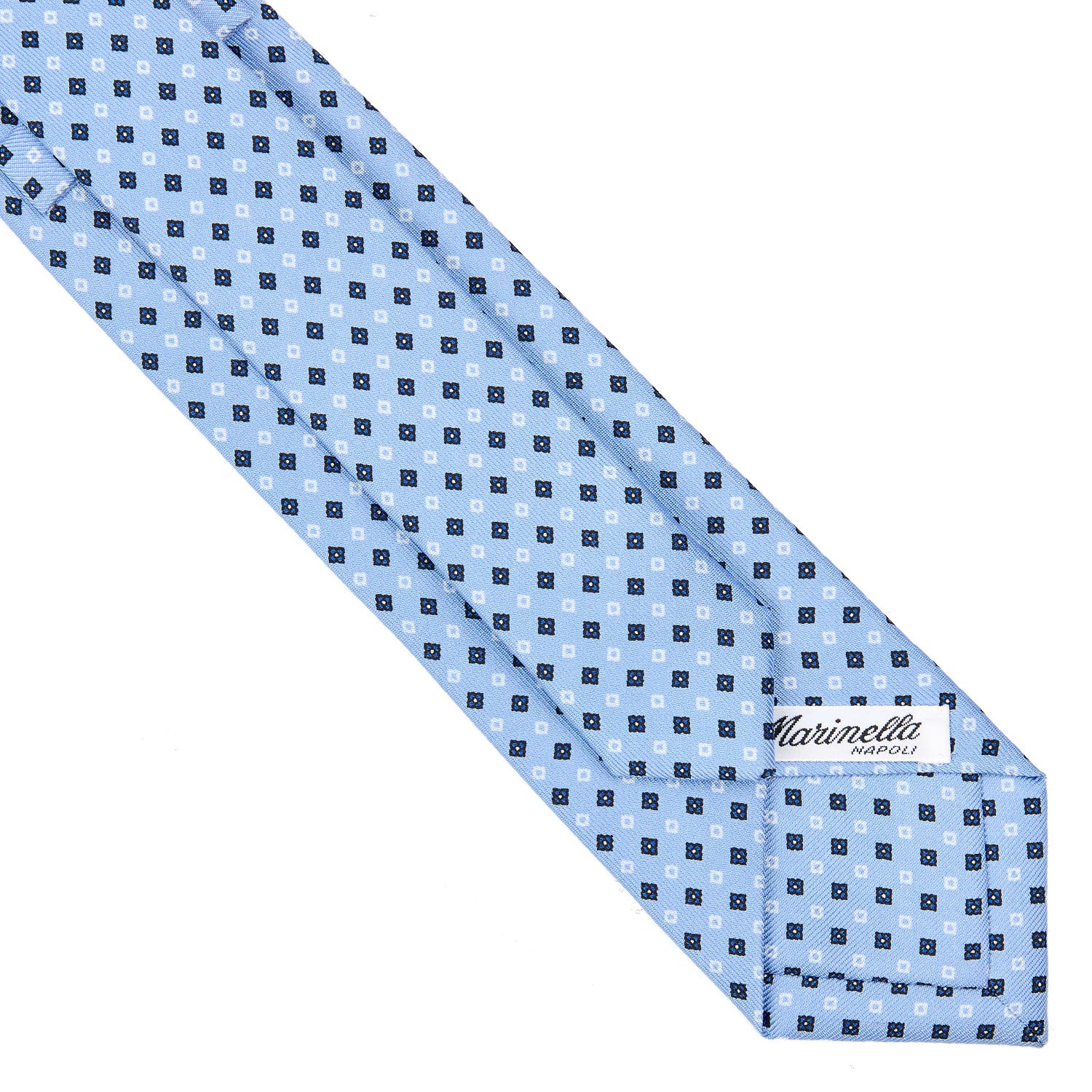 LIGHT BLUE SARTORIAL 7 CM SILK TIE - Image 4