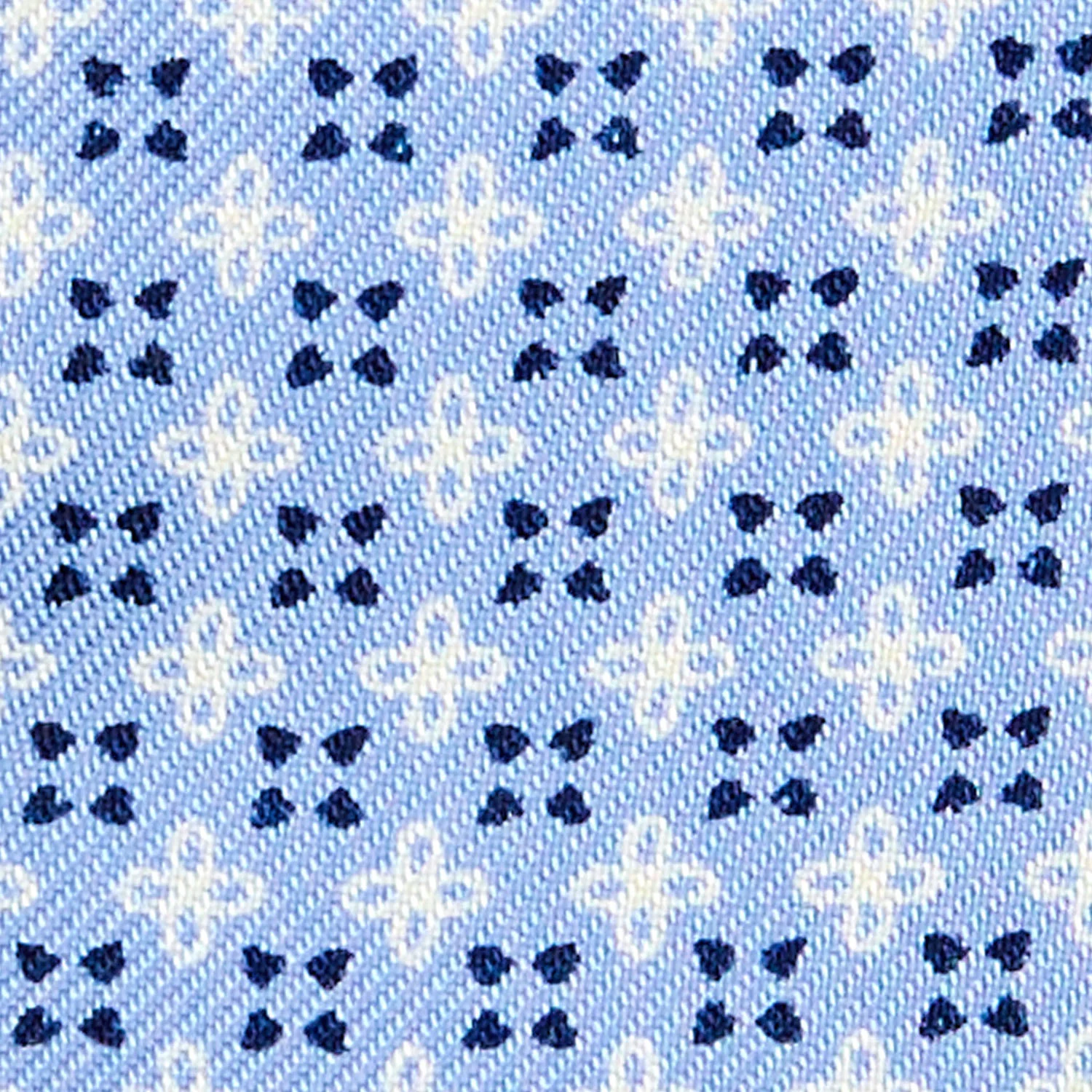 LIGHT BLUE SILK BOWTIE TO SELF-TIE - Image 2