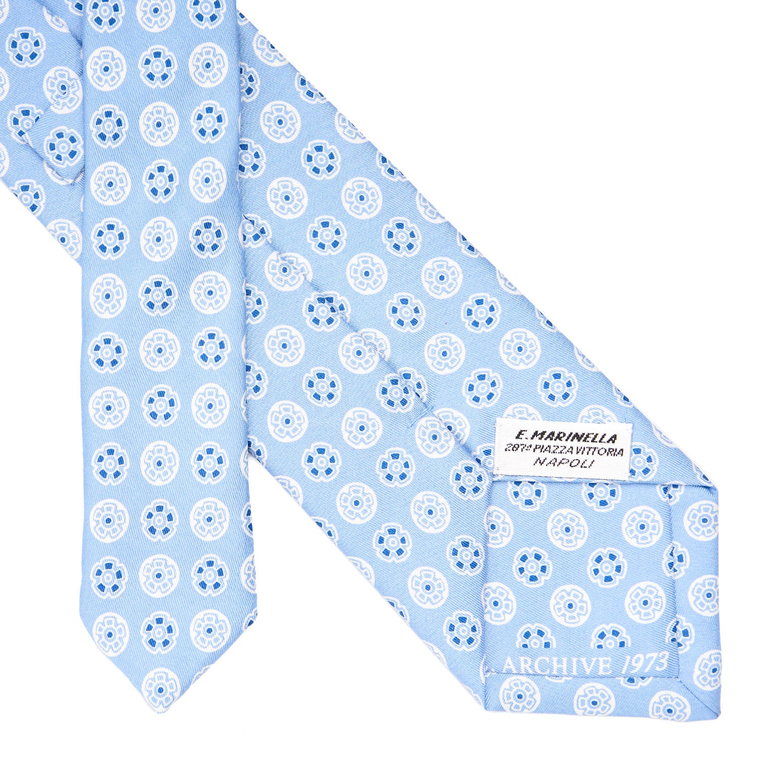 LIGHT BLUE SILK TIE
