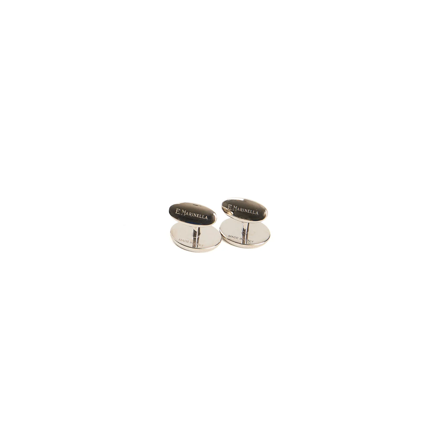 LIGHT BLUE SILVER CUFFLINKS - Image 3