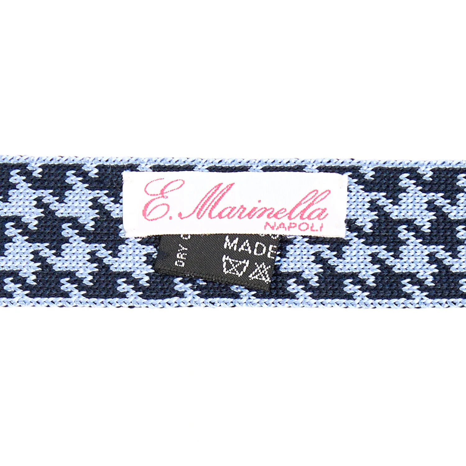 LIGHT BLUE SILK LADY TRICOT TIE - Image 3