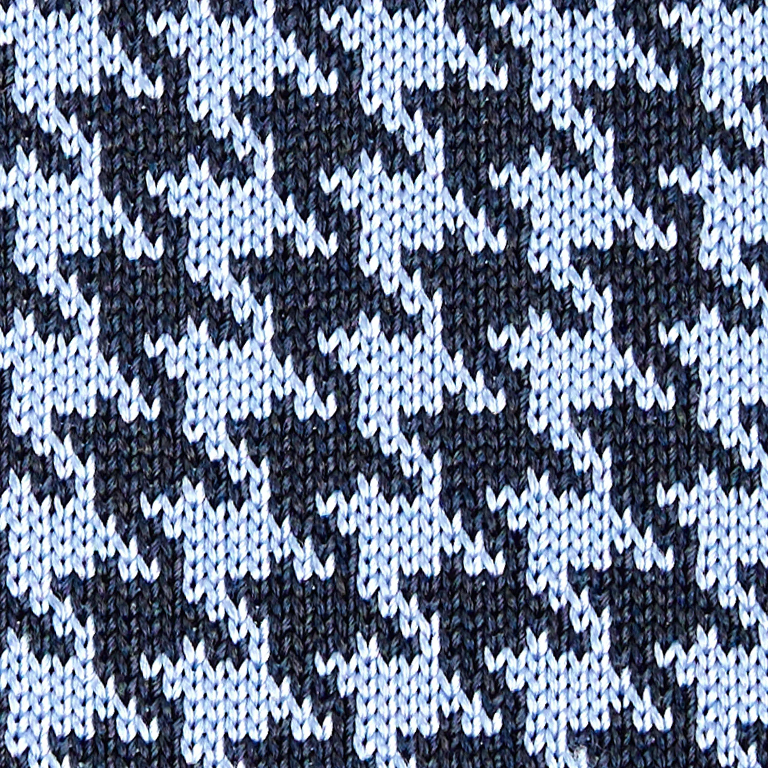 LIGHT BLUE SILK LADY TRICOT TIE - Image 4