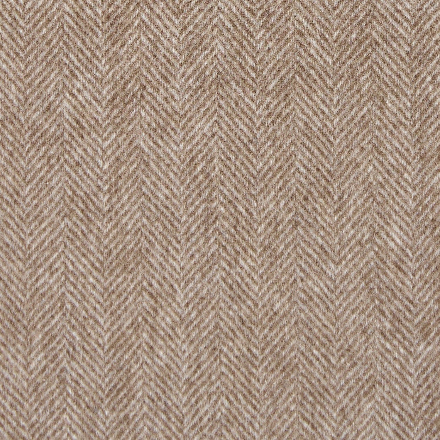 LIGHT BROWN FRINGED SCARF - Image 4