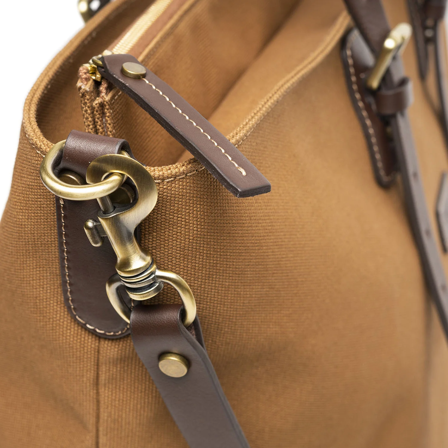 LIGHT BROWN WEEKEND BAG - Image 4