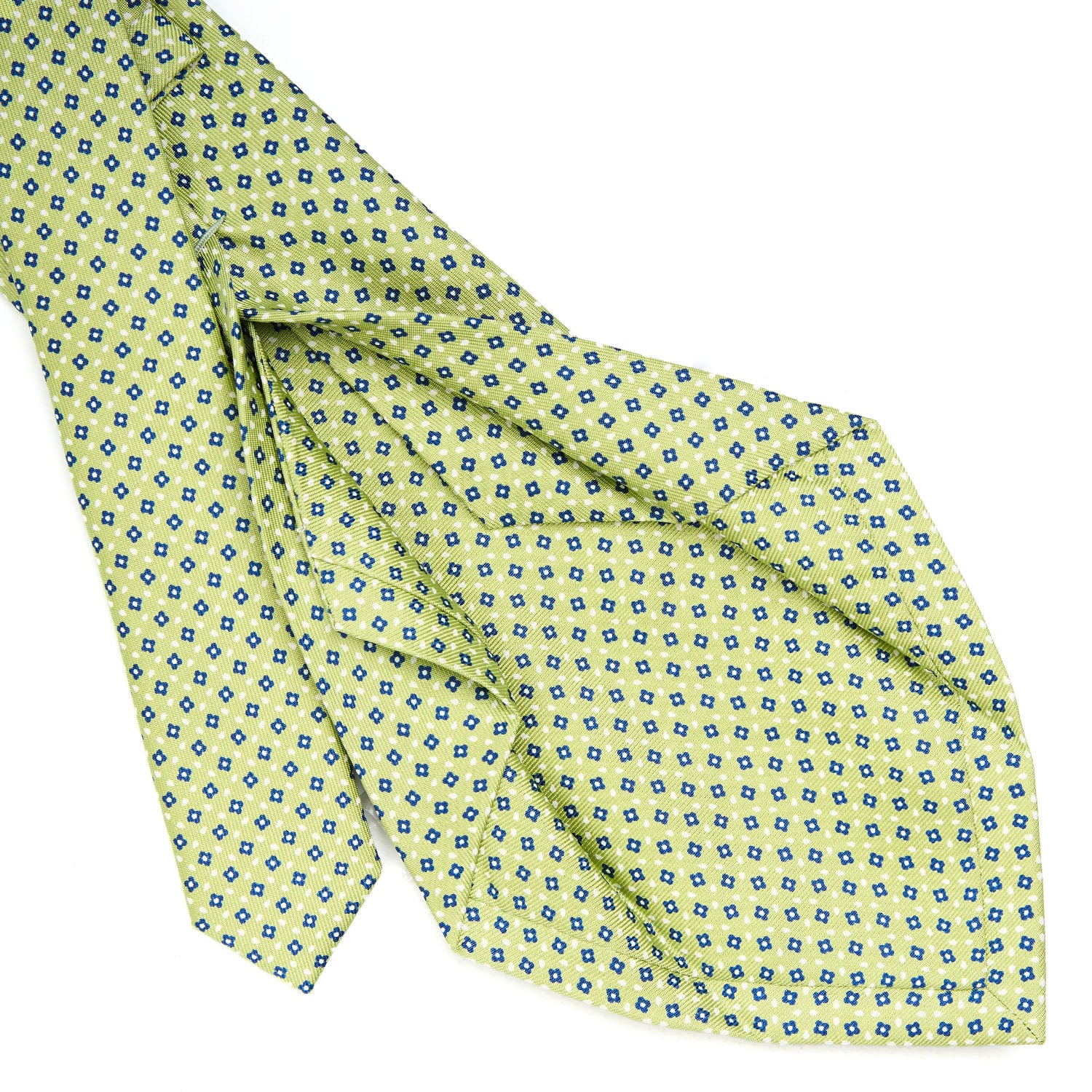 LIGHT GREEN 5 FOLD SARTORIAL SILK TIE