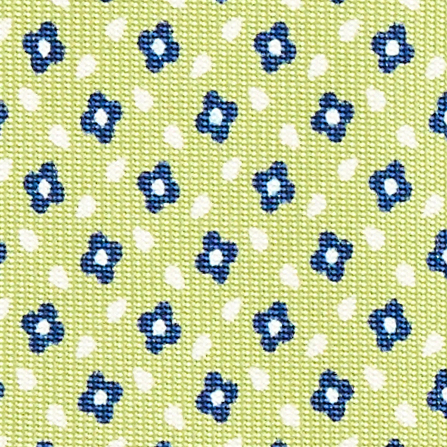 LIGHT GREEN 5 FOLD SARTORIAL SILK TIE - Image 4