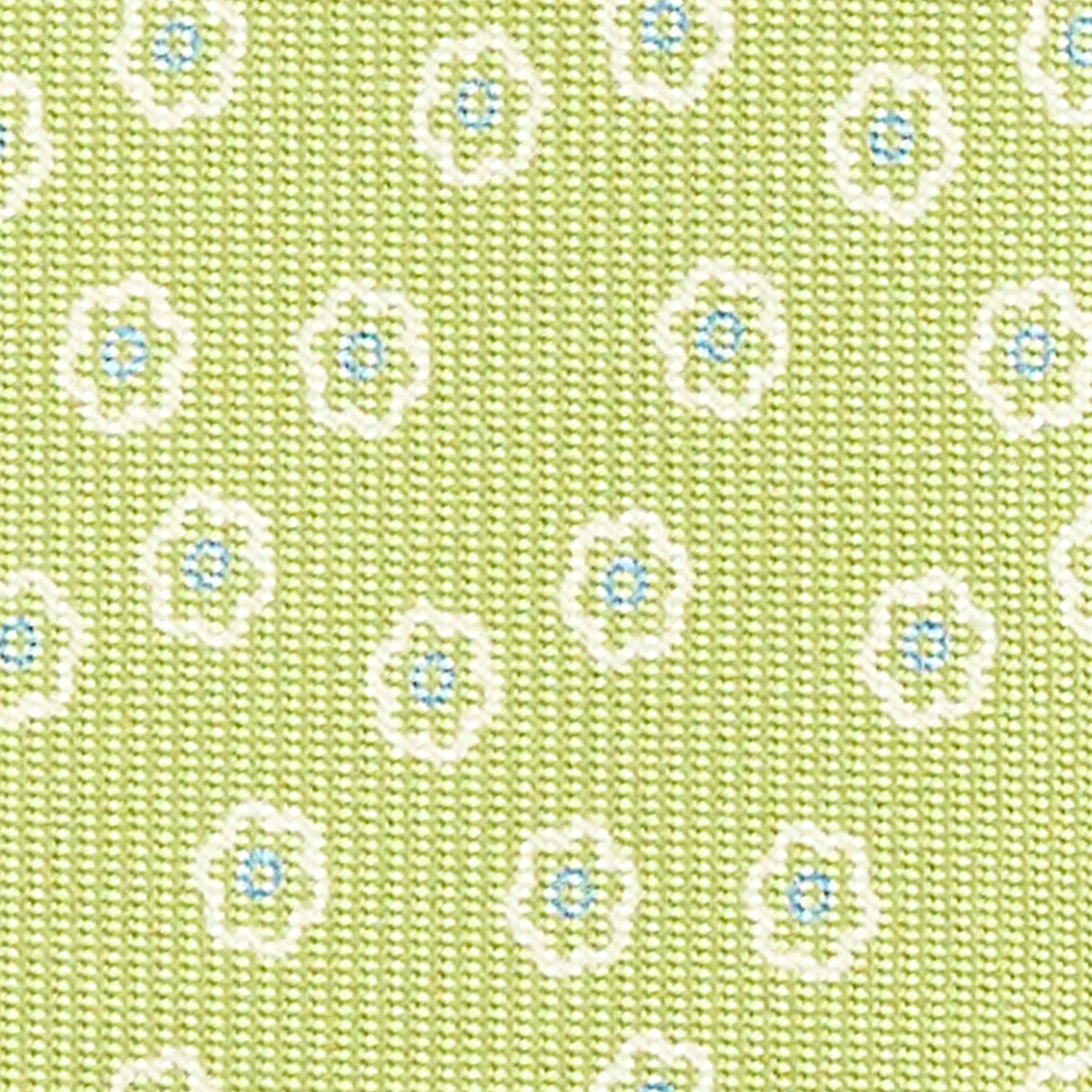 LIGHT GREEN 5 FOLD SARTORIAL SILK TIE - Image 4