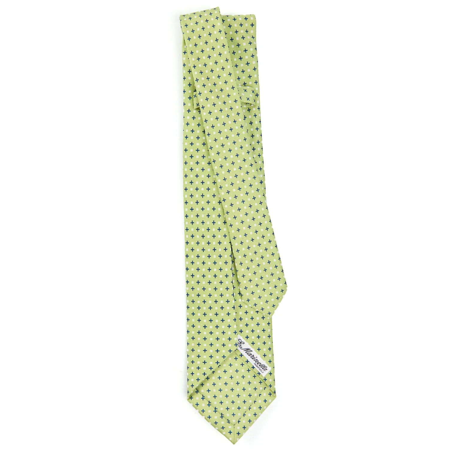 LIGHT GREEN 9 FOLD SARTORIAL SILK TIE - Image 3