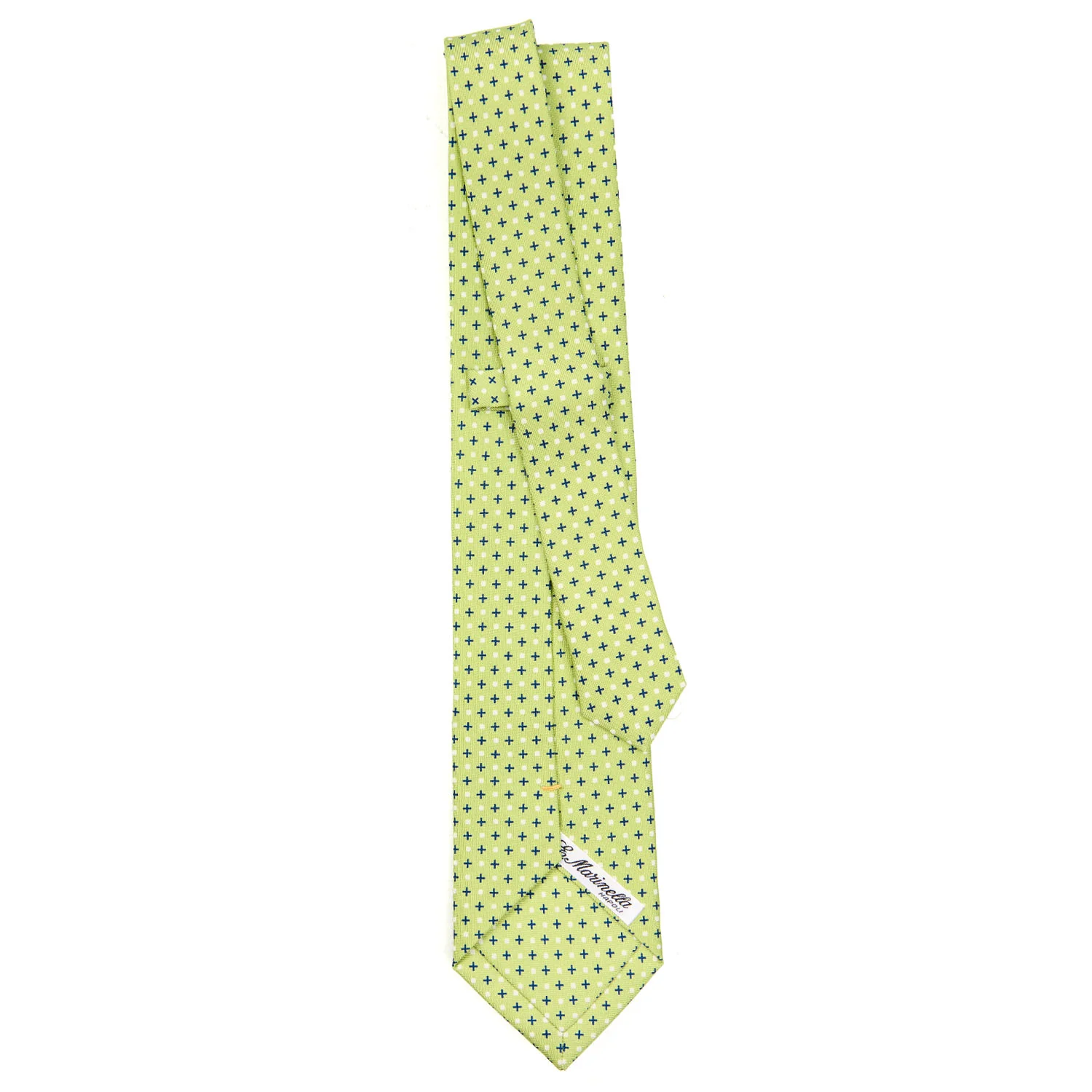 LIGHT GREEN EXTRA LONG SARTORIAL SILK TIE - Image 3
