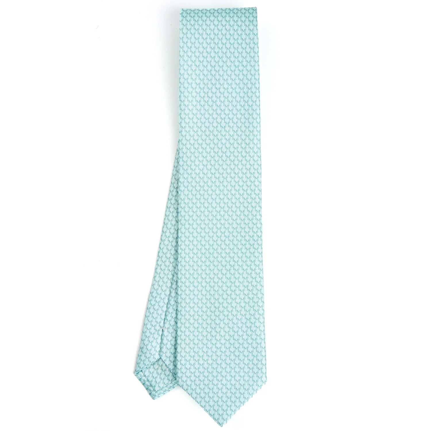LIGHT GREEN SARTORIAL CLASSIC SILK TIE - Image 2