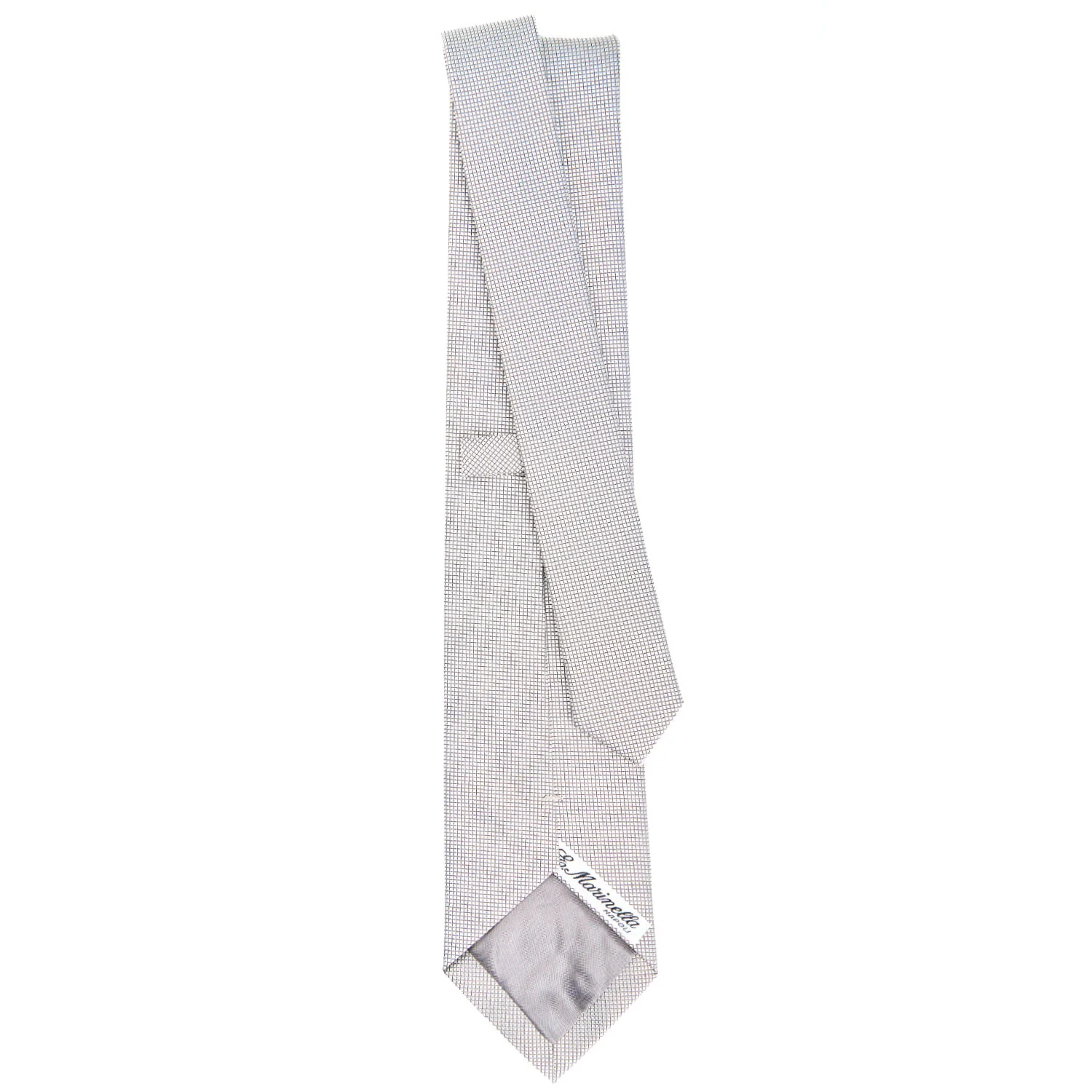 LIGHT GREY CEREMONIAL TIE - Image 3