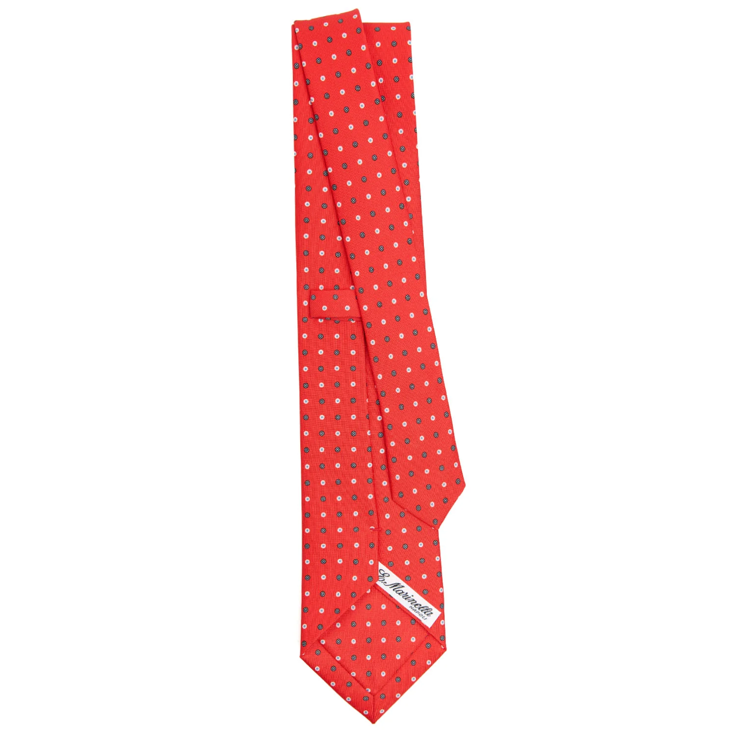 RED CLASSIC SILK TIE - Image 3