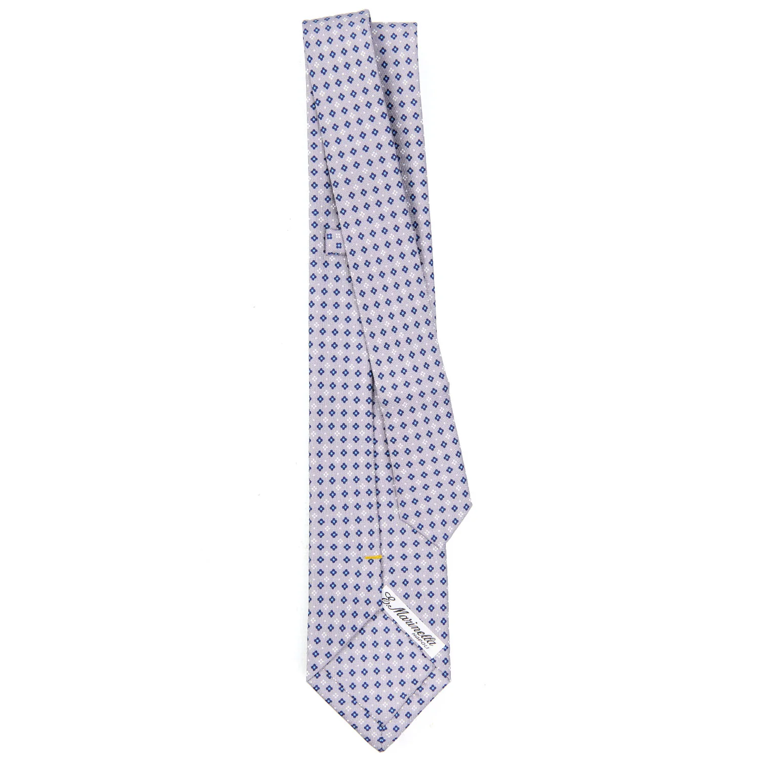 LIGHT GREY EXTRA LONG SARTORIAL SILK TIE - Image 3