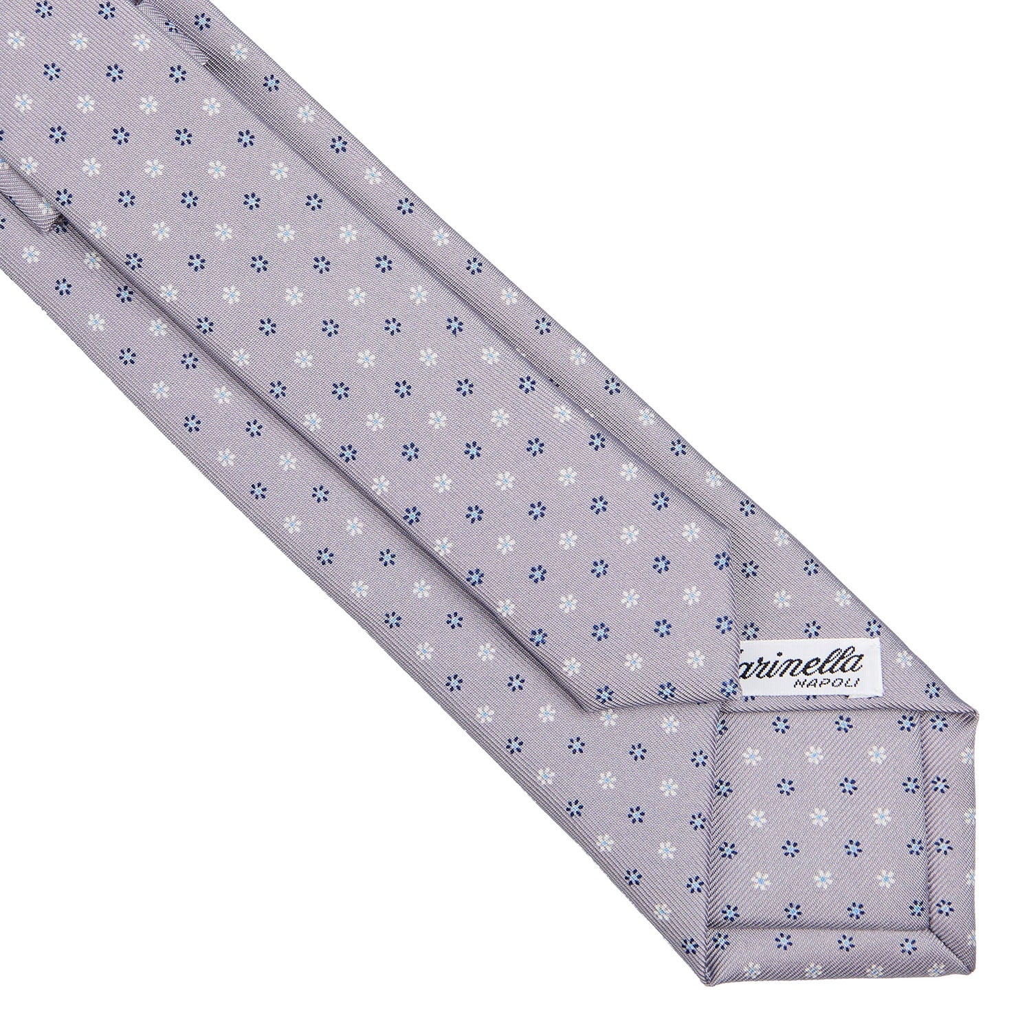 LIGHT GREY SARTORIAL 7 CM SILK TIE - Image 4