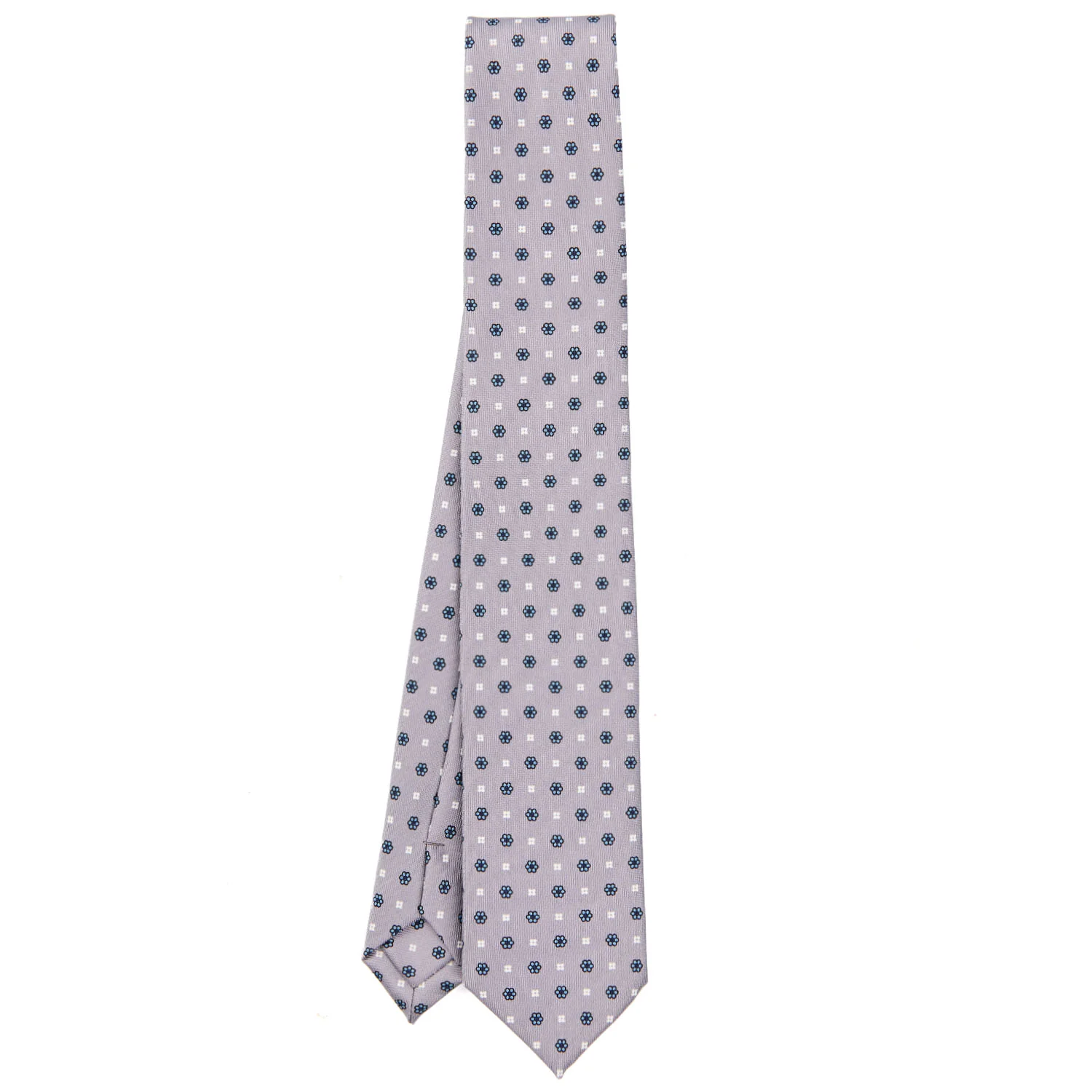 LIGHT GREY SARTORIAL 7 CM SILK TIE - Image 2