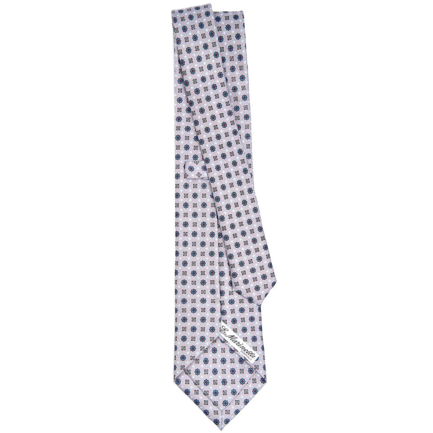 LIGHT GREY SARTORIAL CLASSIC SILK TIE - Image 3