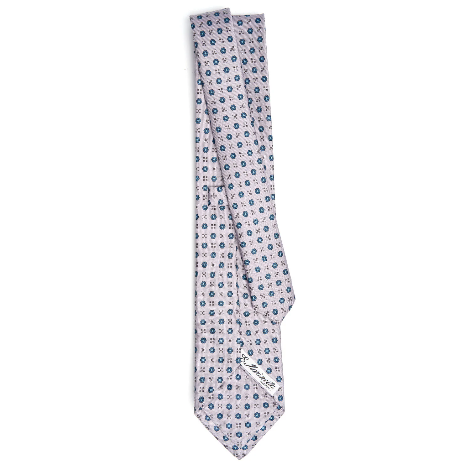 LIGHT GREY SARTORIAL CLASSIC SILK TIE - Image 3