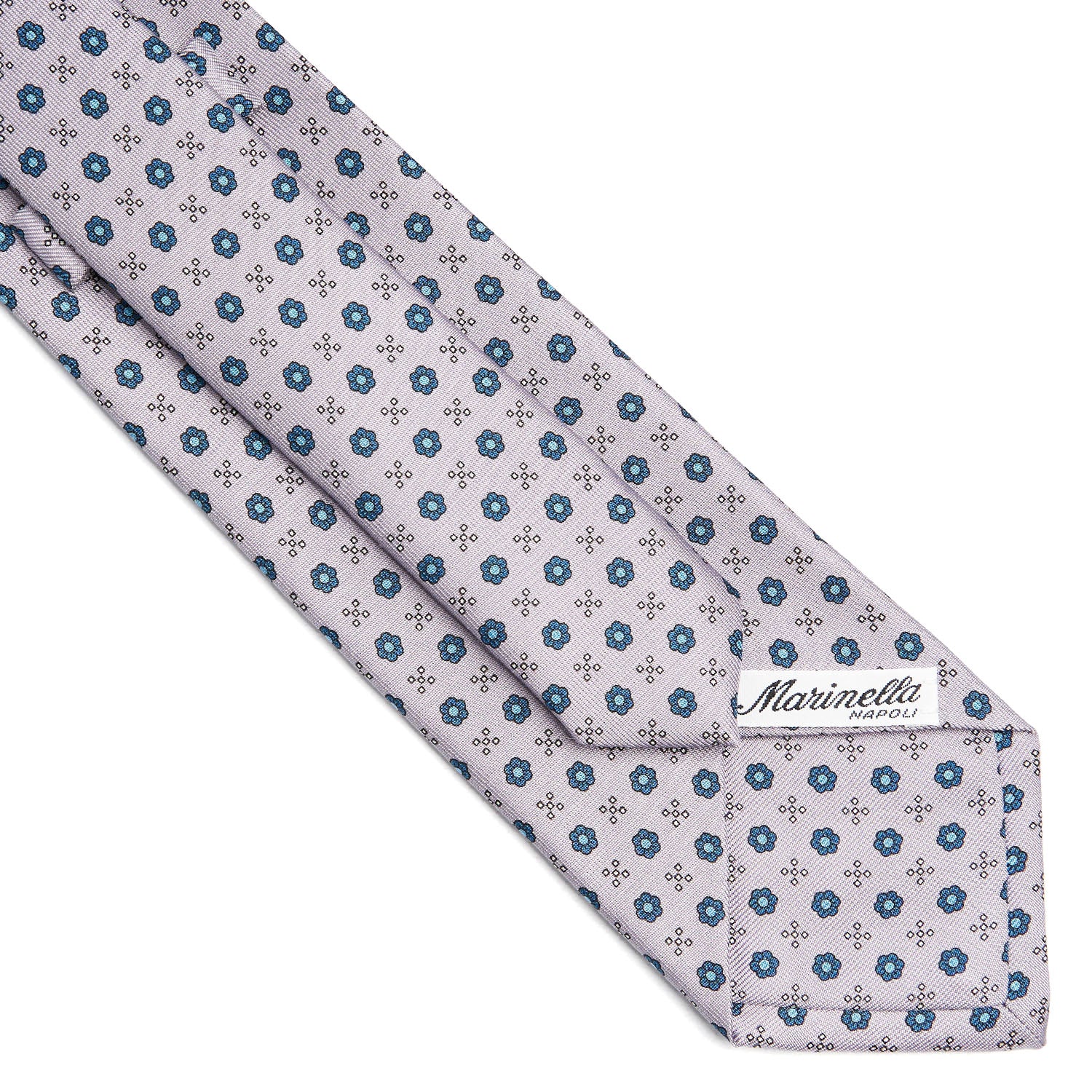 LIGHT GREY SARTORIAL CLASSIC SILK TIE - Image 4
