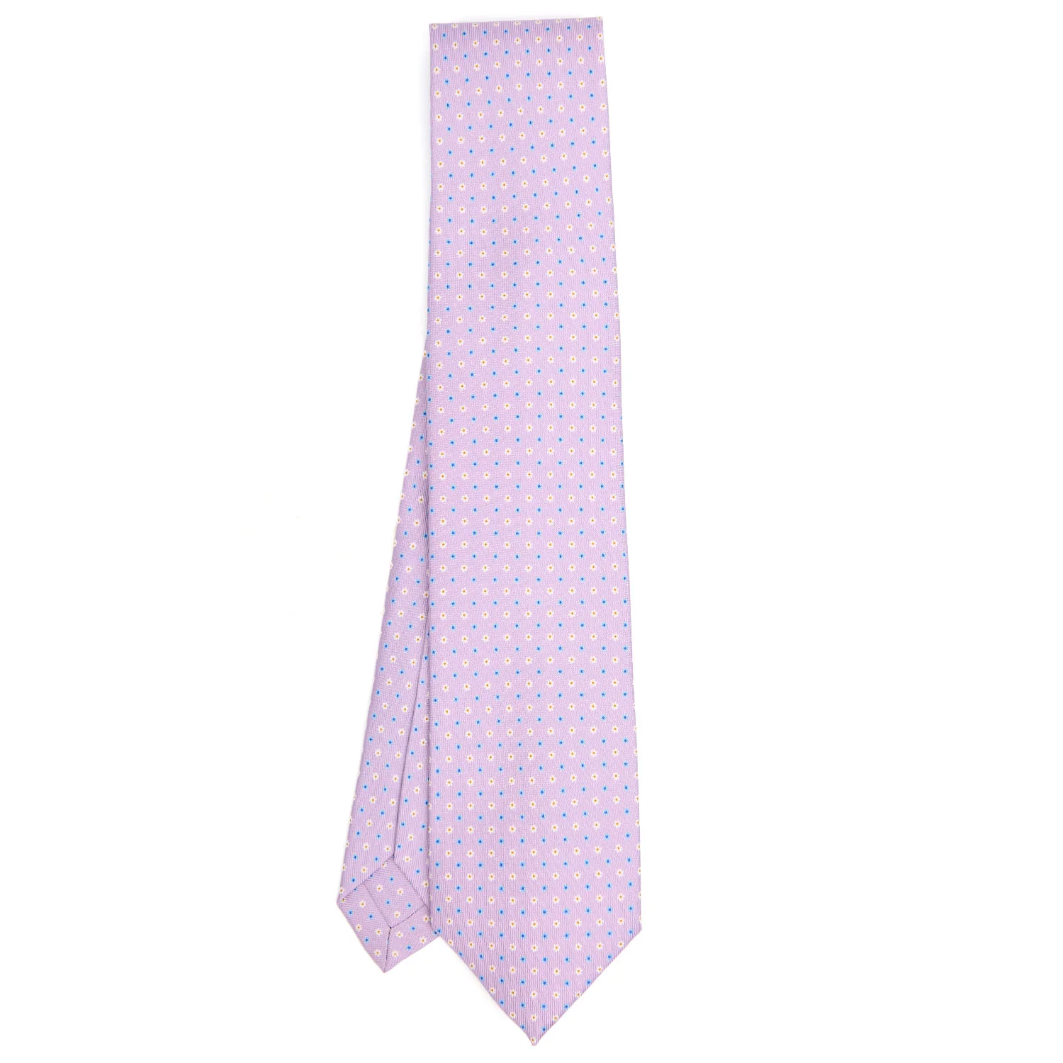 LILAC 5 FOLD SARTORIAL SILK TIE - Image 2