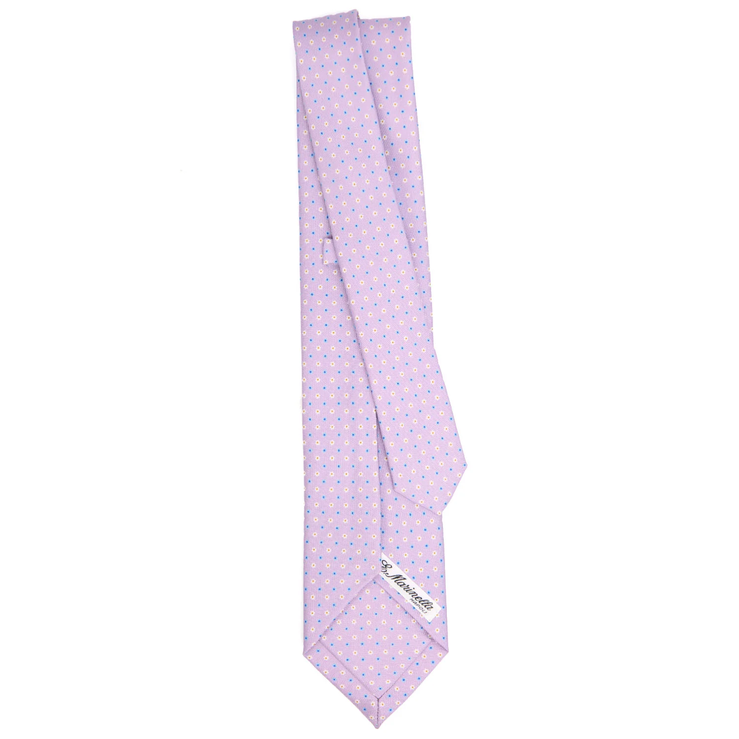 LILAC 5 FOLD SARTORIAL SILK TIE - Image 3
