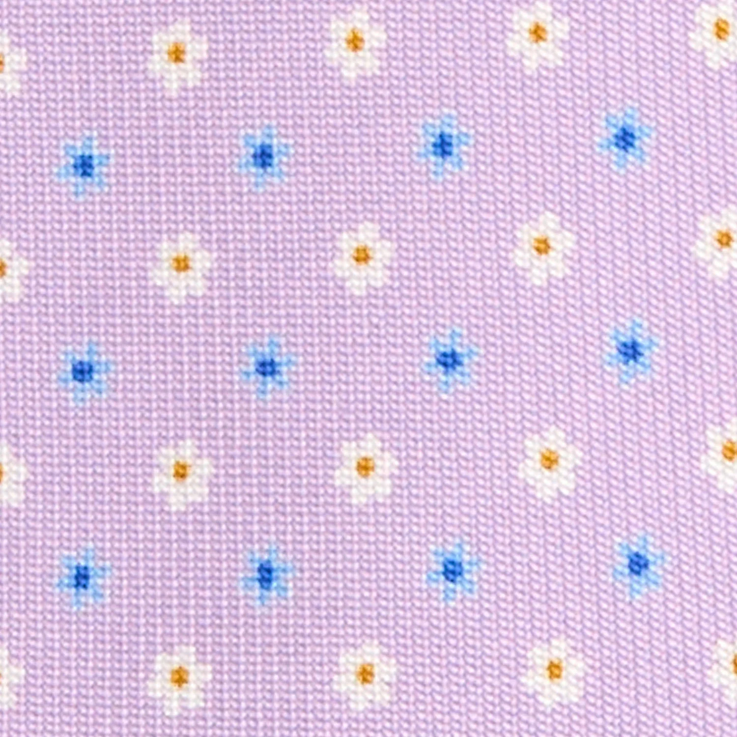 LILAC 5 FOLD SARTORIAL SILK TIE - Image 4