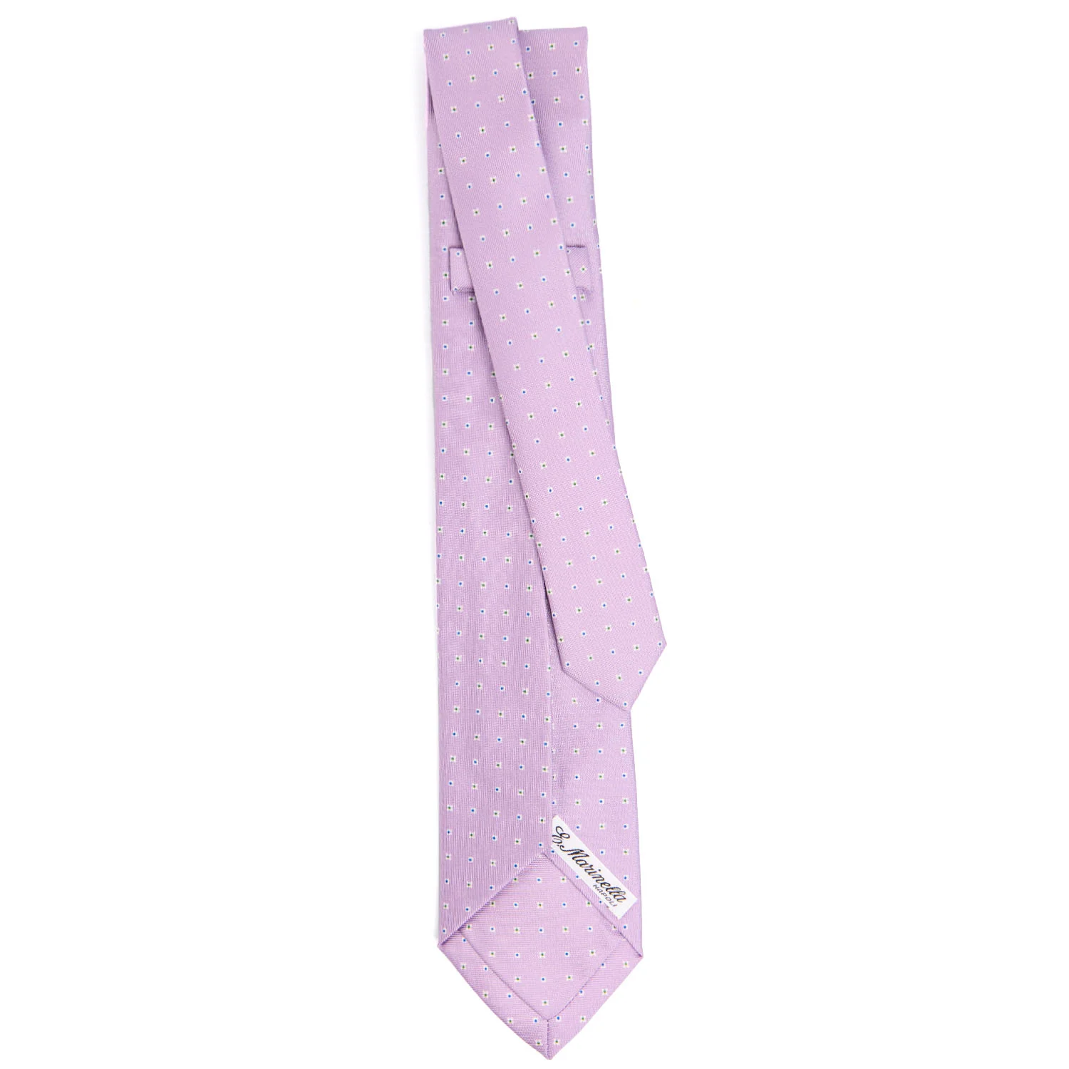 LILAC 9 FOLD SARTORIAL SILK TIE - Image 3