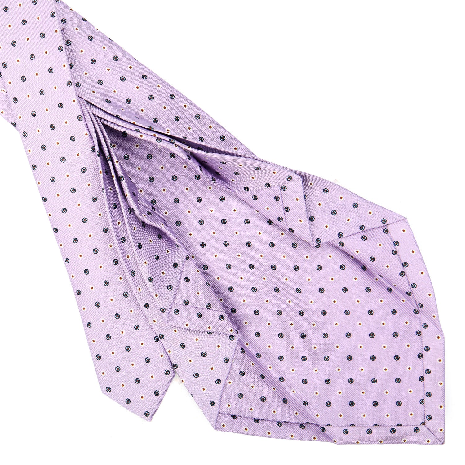 LILAC 9 FOLD SARTORIAL SILK TIE