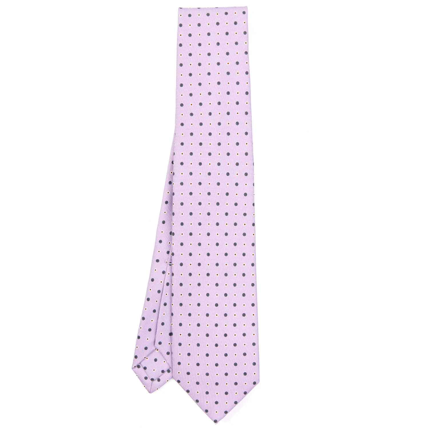 LILAC 9 FOLD SARTORIAL SILK TIE - Image 2