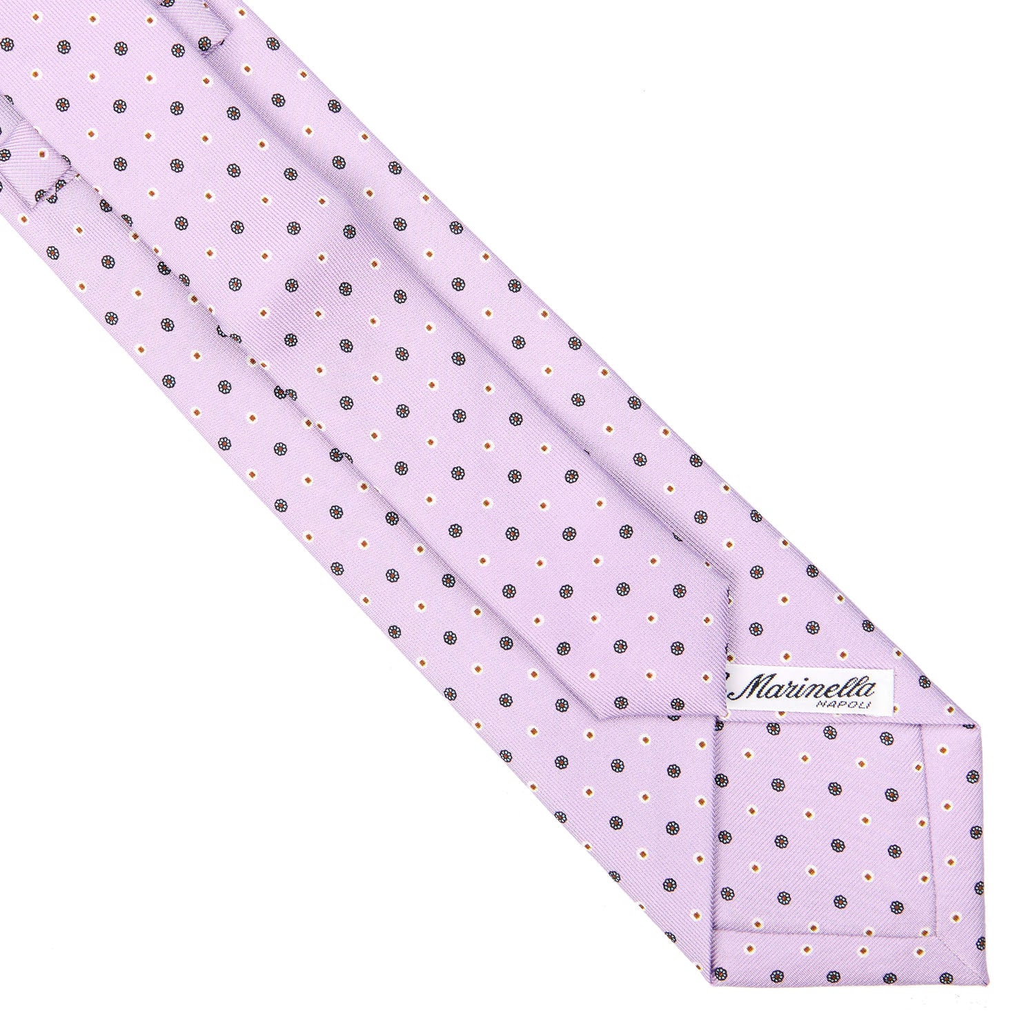 LILAC EXTRA LONG SARTORIAL SILK TIE - Image 4