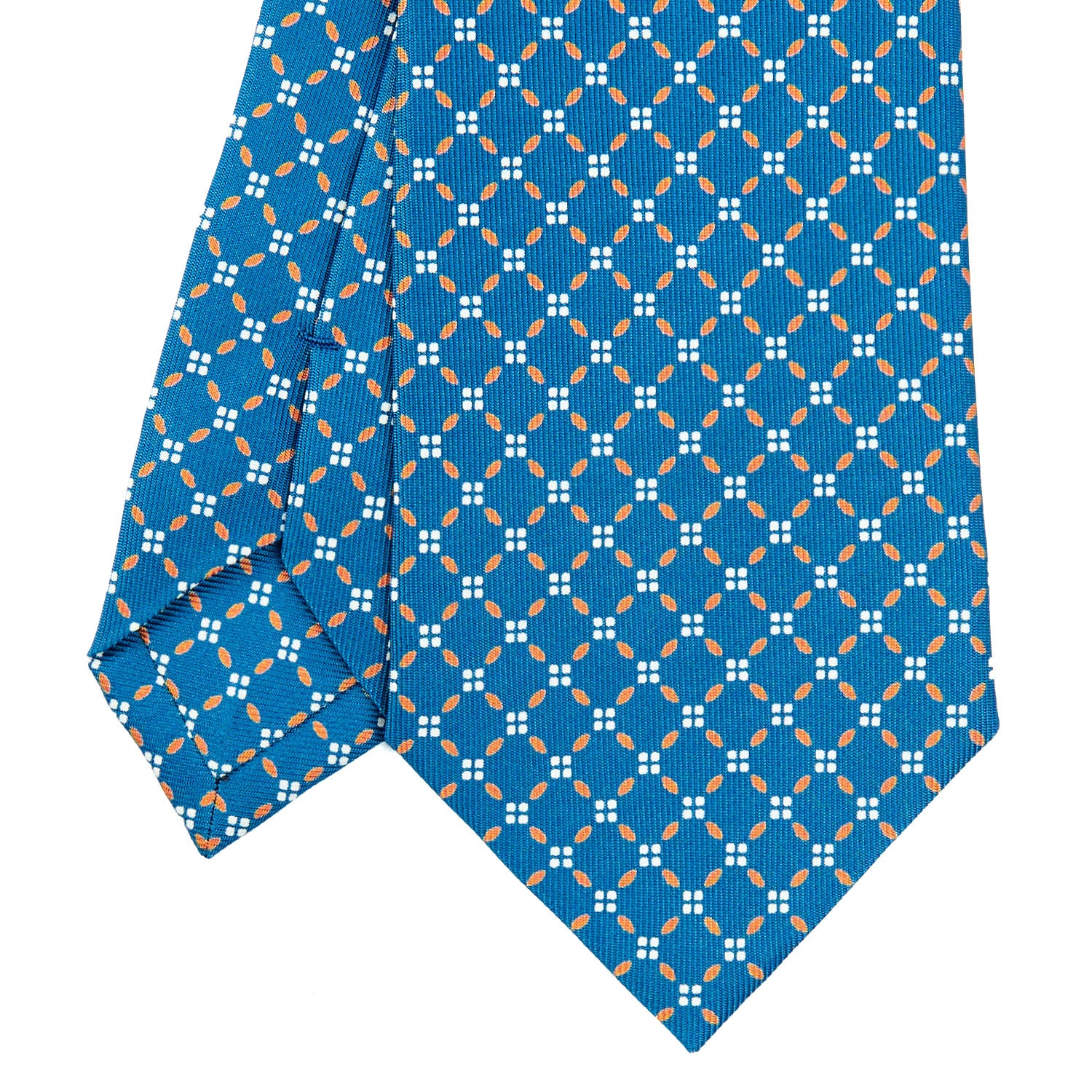 MID BLUE SARTORIAL CLASSIC SILK TIE
