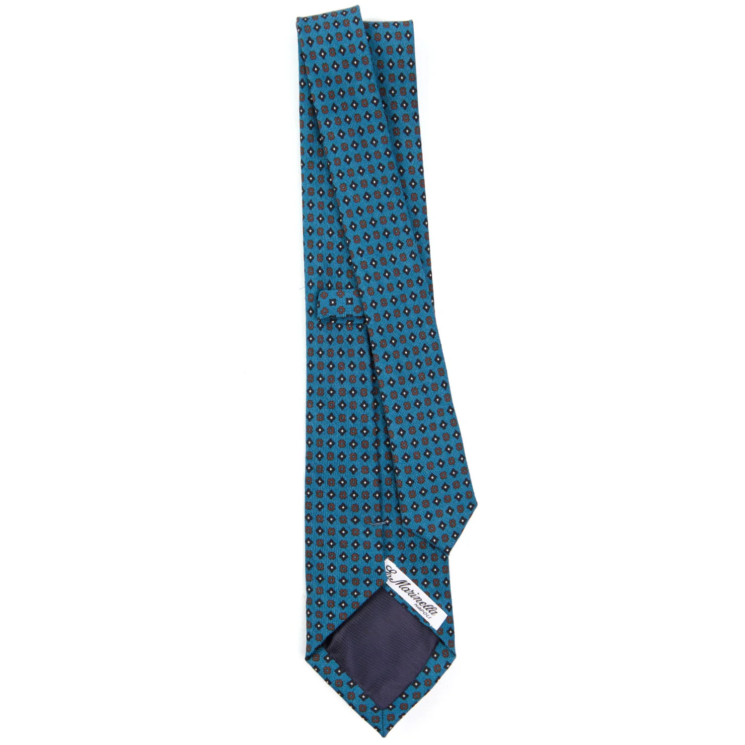 MID BLUE CLASSIC WOOL TIE - Image 3