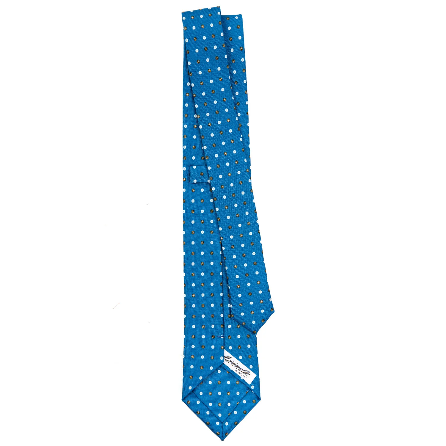 MID BLUE SARTORIAL 7 CM SILK TIE - Image 3
