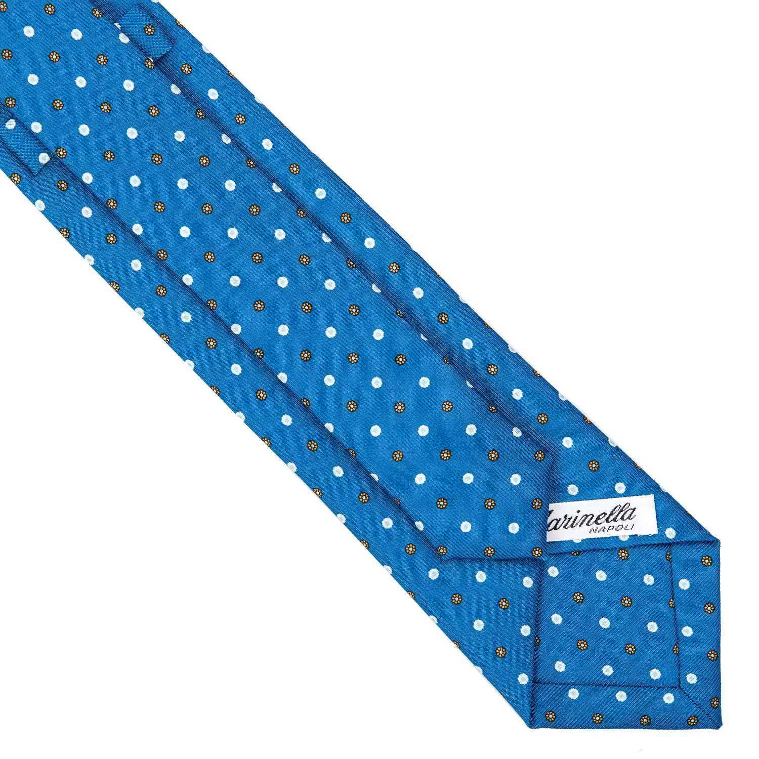MID BLUE SARTORIAL 7 CM SILK TIE - Image 4