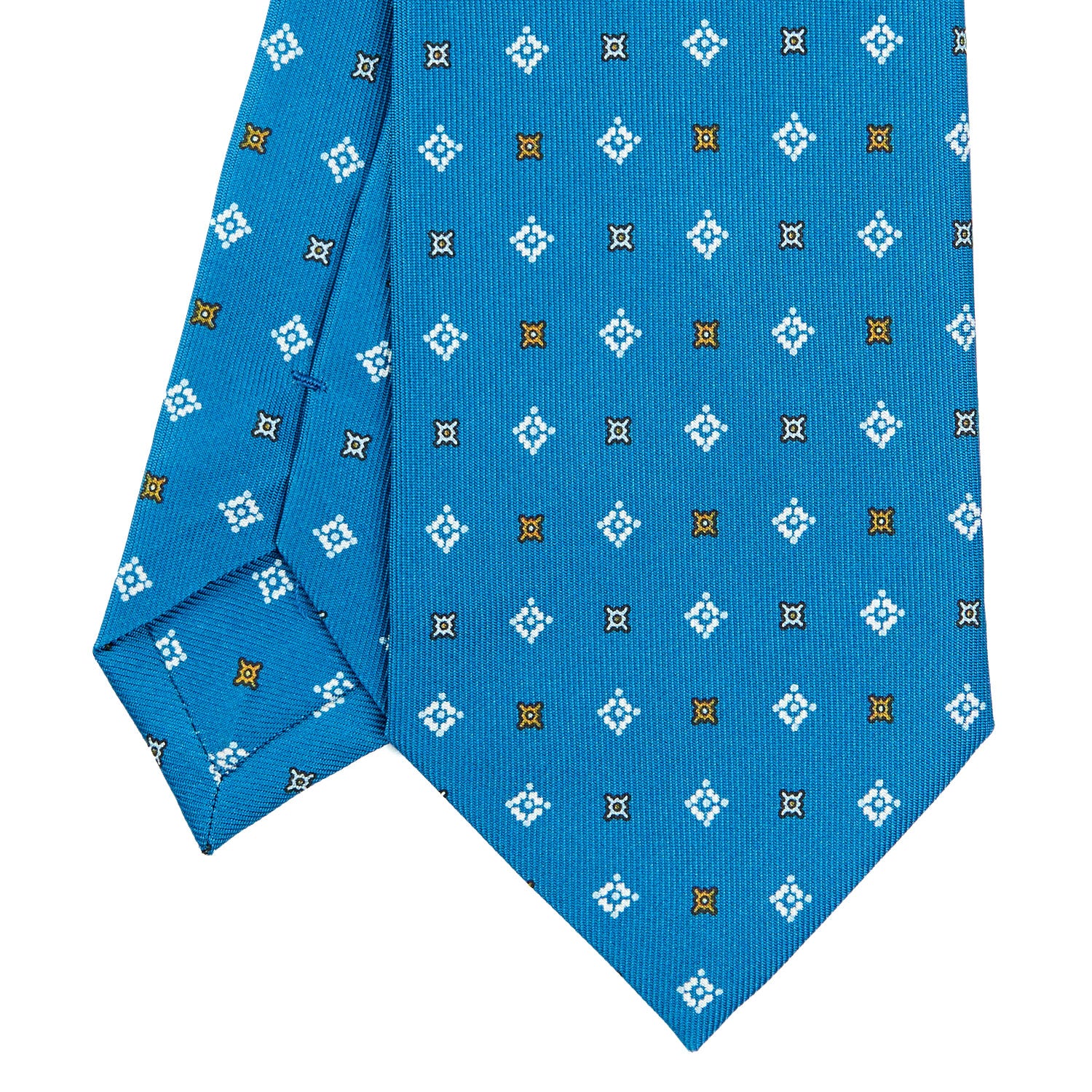 MID BLUE SARTORIAL CLASSIC SILK TIE