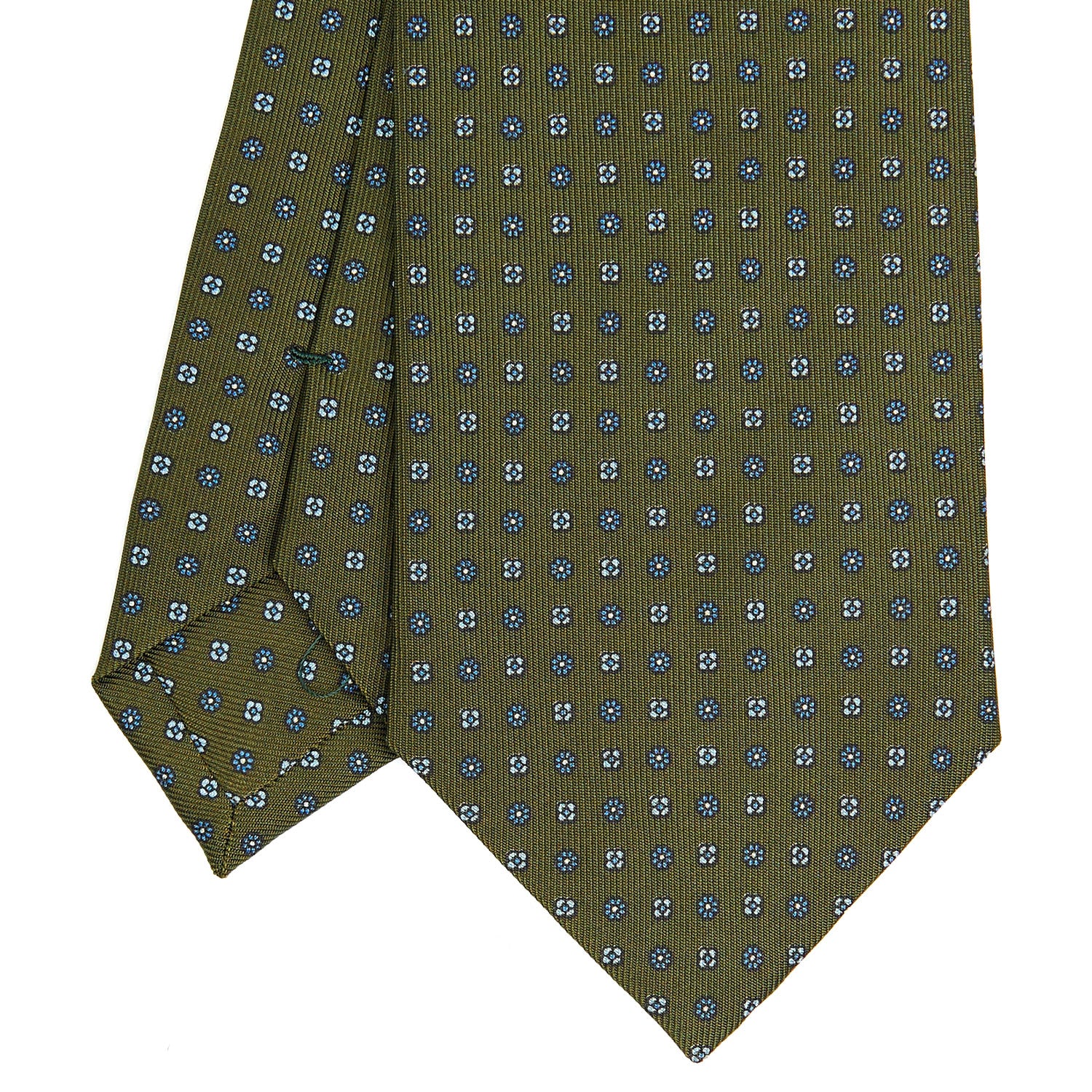 OLIVE GREEN CLASSIC SILK TIE