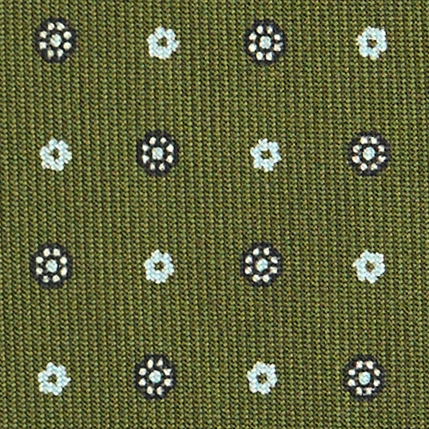 OLIVE GREEN SARTORIAL CLASSIC SILK TIE - Image 5