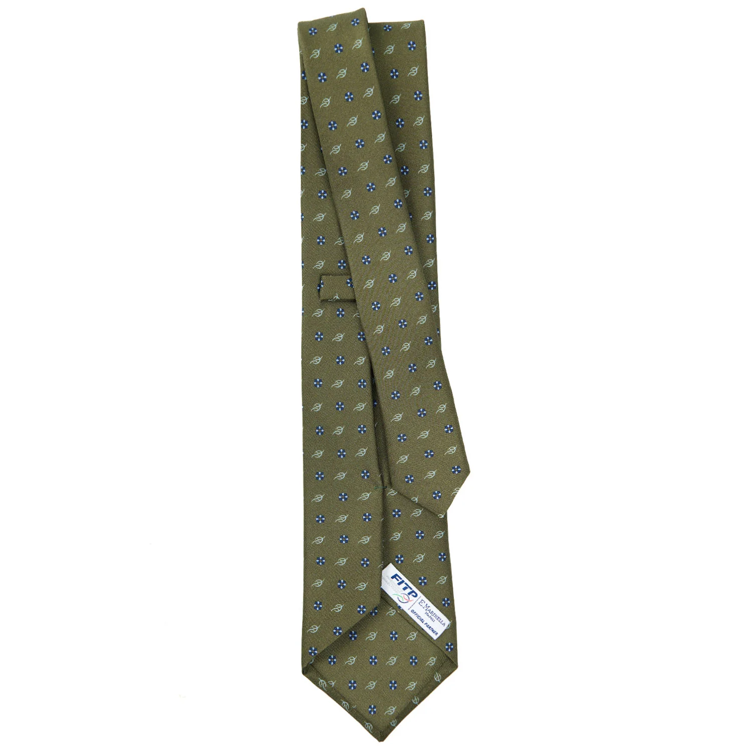 OLIVE GREEN SARTORIAL CLASSIC SILK TIE - Image 3