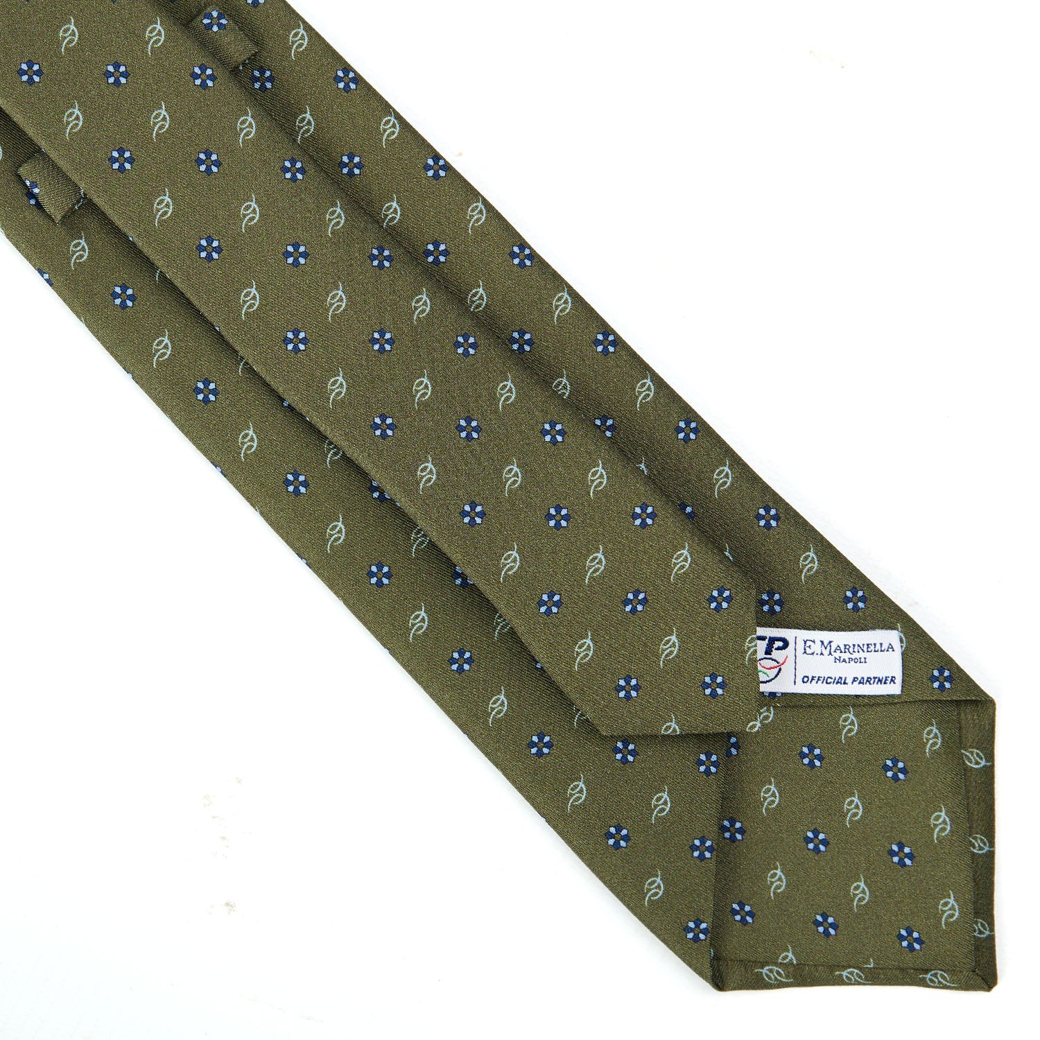 OLIVE GREEN SARTORIAL CLASSIC SILK TIE - Image 4