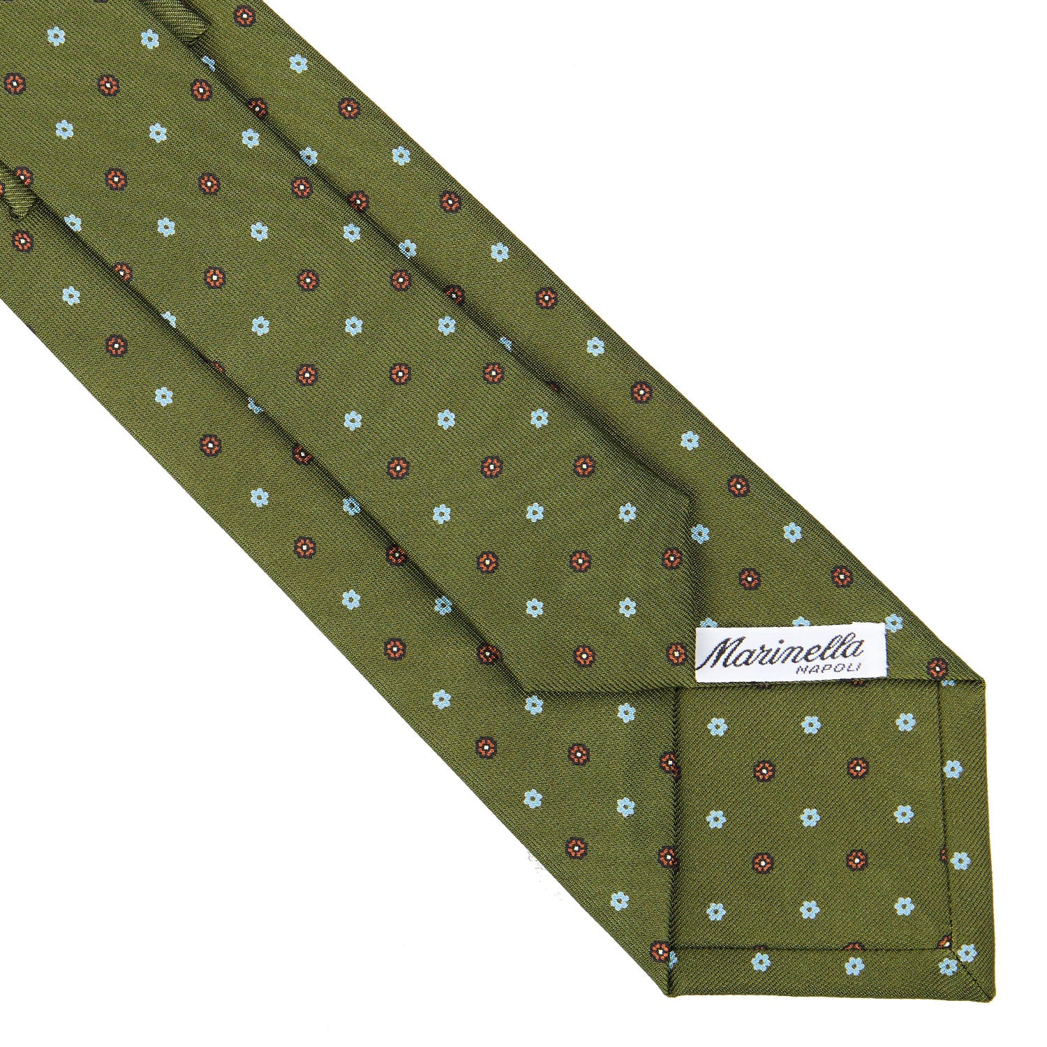 OLIVE GREEN  CLASSIC SILK TIE - Image 4