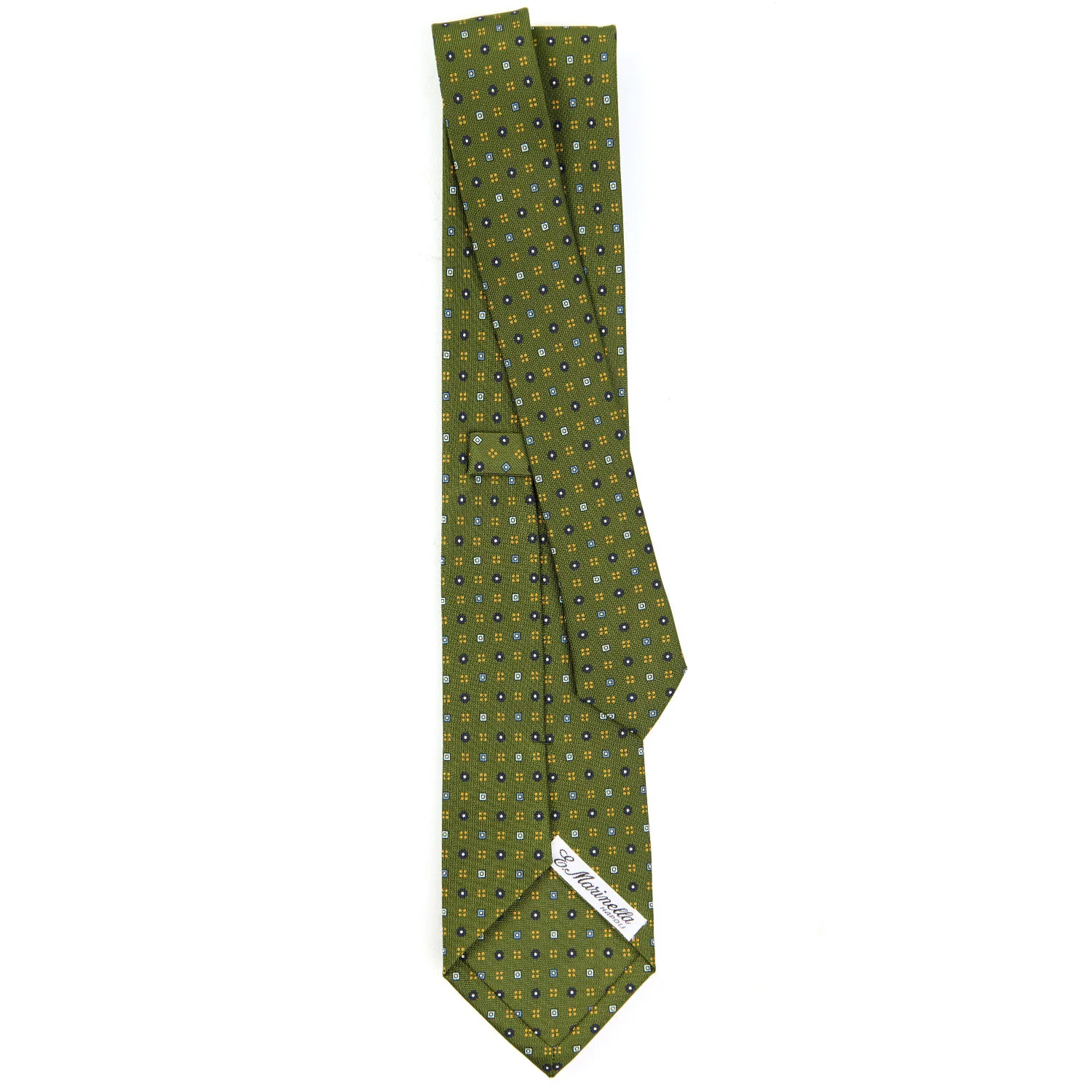 OLIVE GREEN  CLASSIC SILK TIE - Image 3