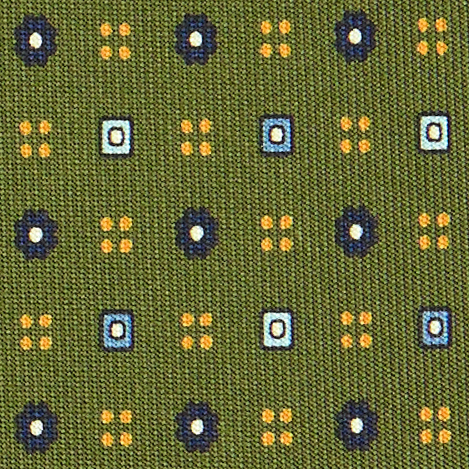 OLIVE GREEN  CLASSIC SILK TIE - Image 5