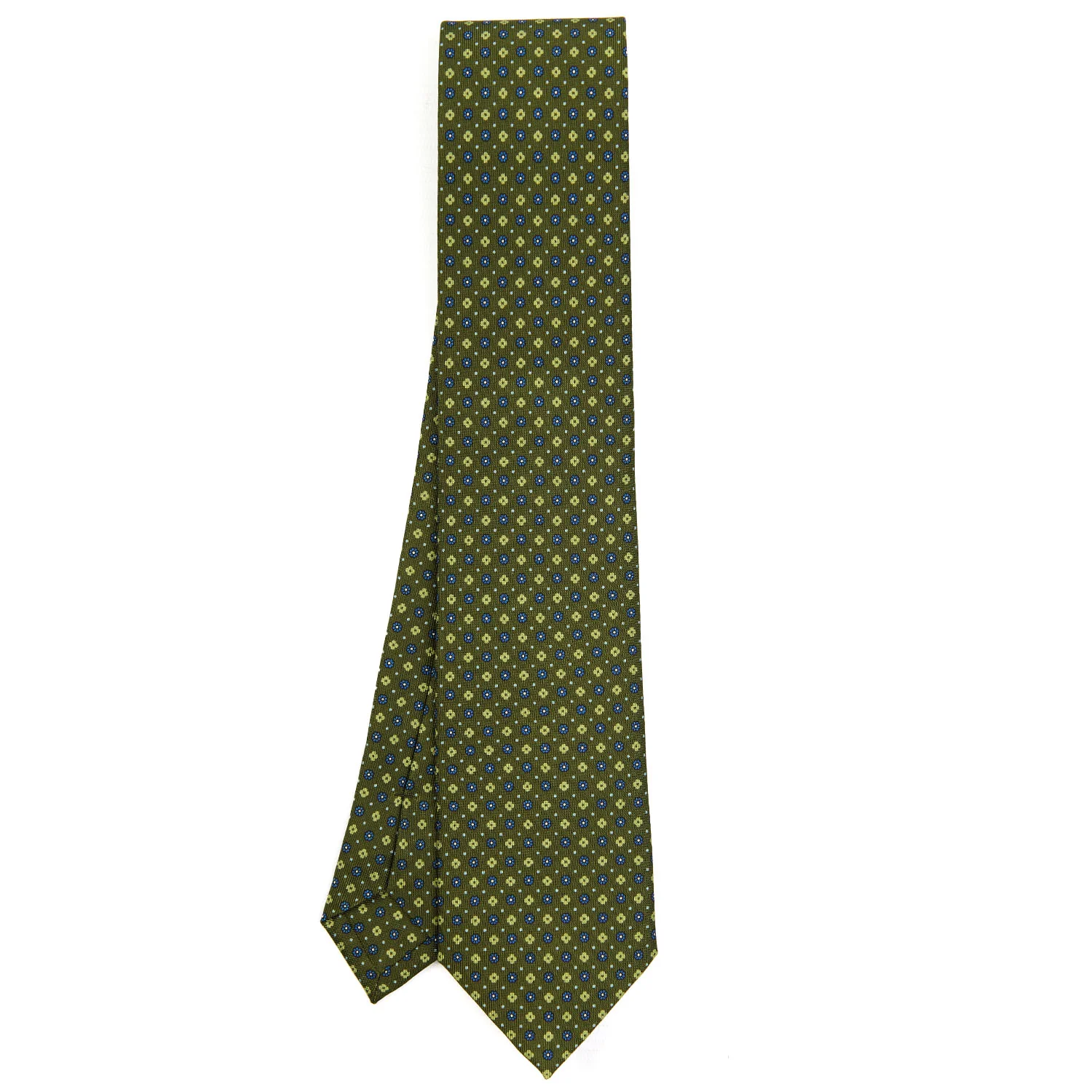 OLIVE GREEN  CLASSIC SILK TIE - Image 2