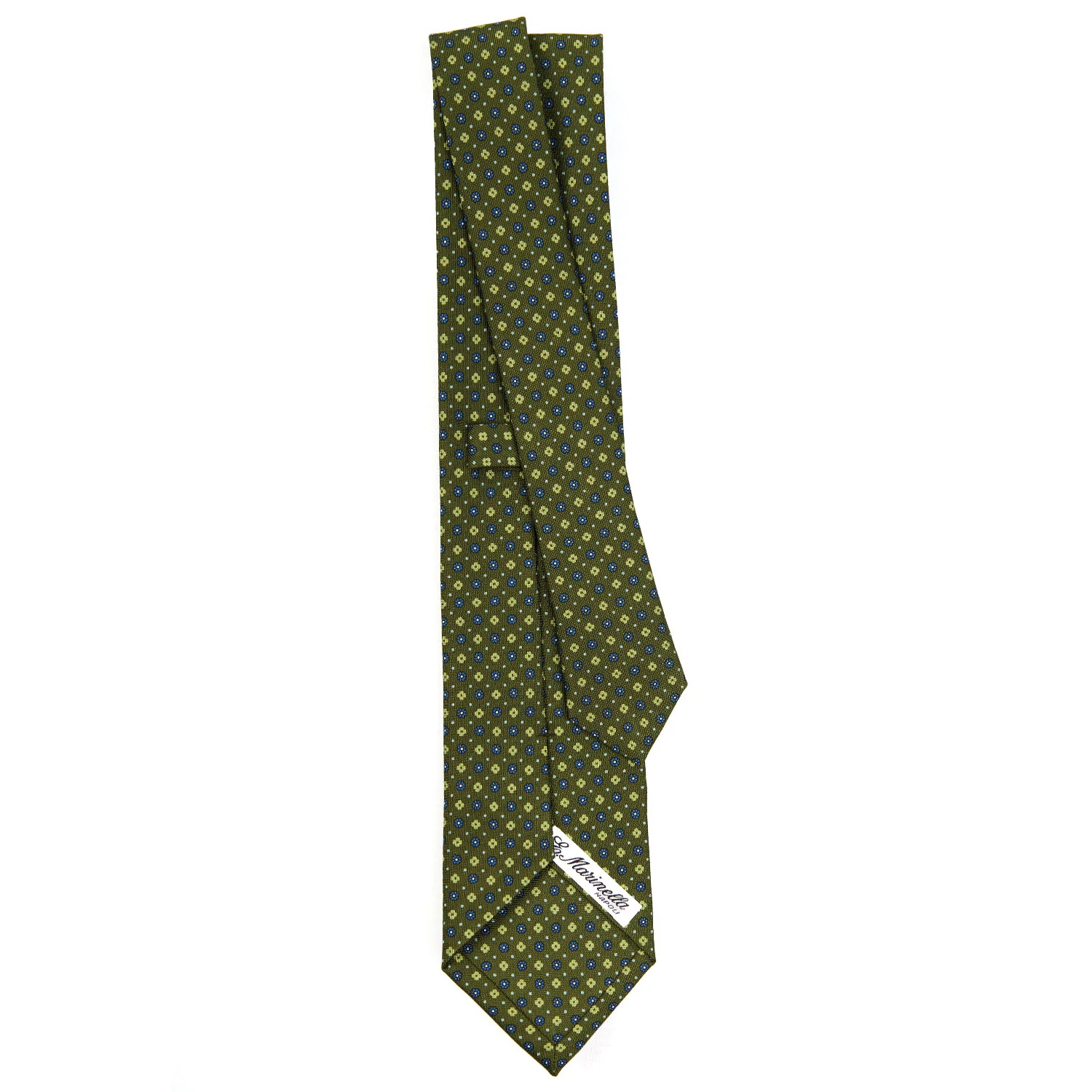 OLIVE GREEN  CLASSIC SILK TIE - Image 3