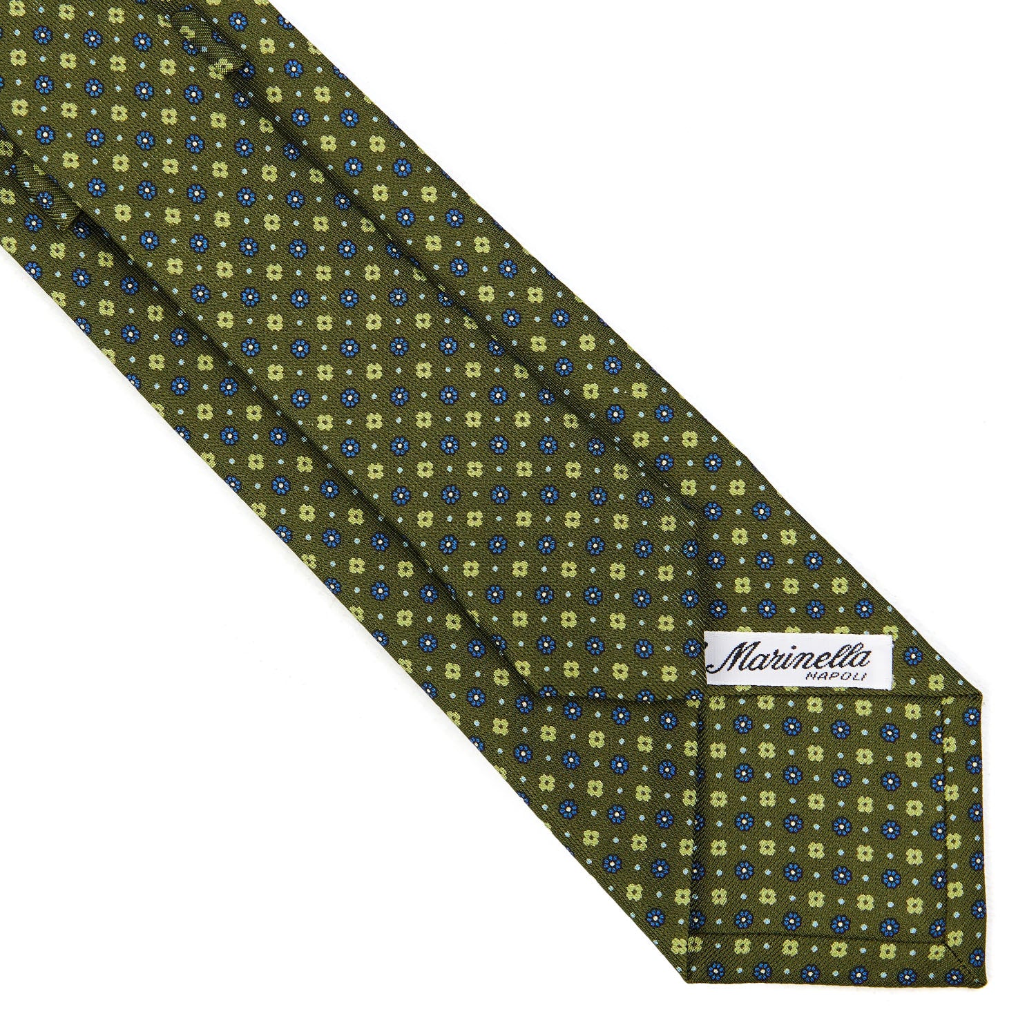 OLIVE GREEN  CLASSIC SILK TIE - Image 4