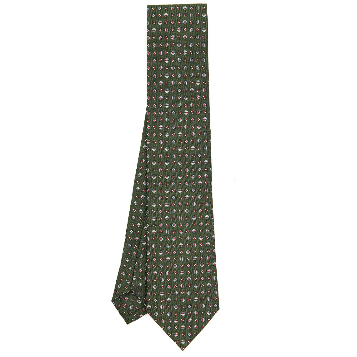 OLIVE GREEN  CLASSIC SILK TIE - Image 2